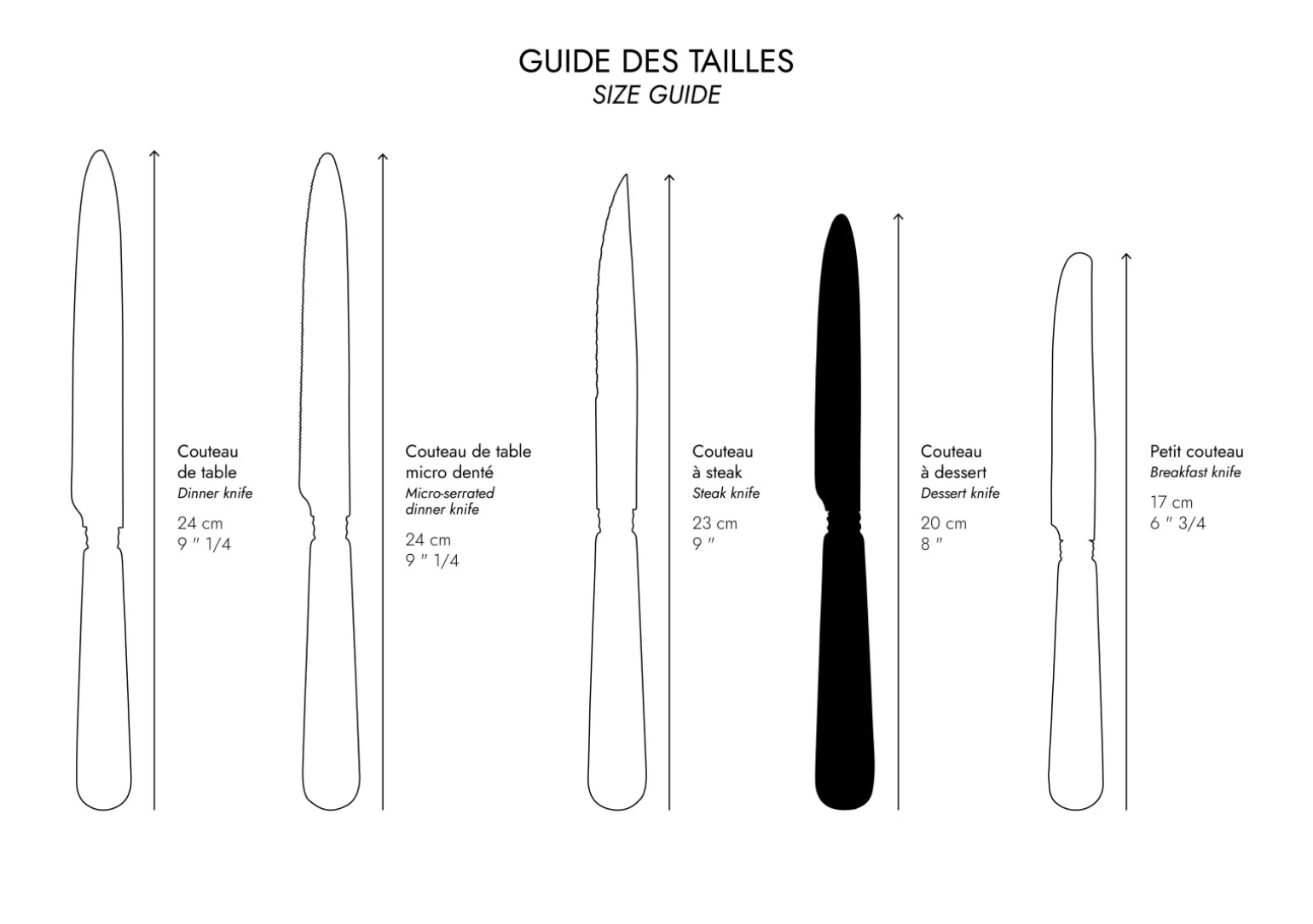 Couteau À Dessert<Sabre Paris Bambou, Bois stratifié clair