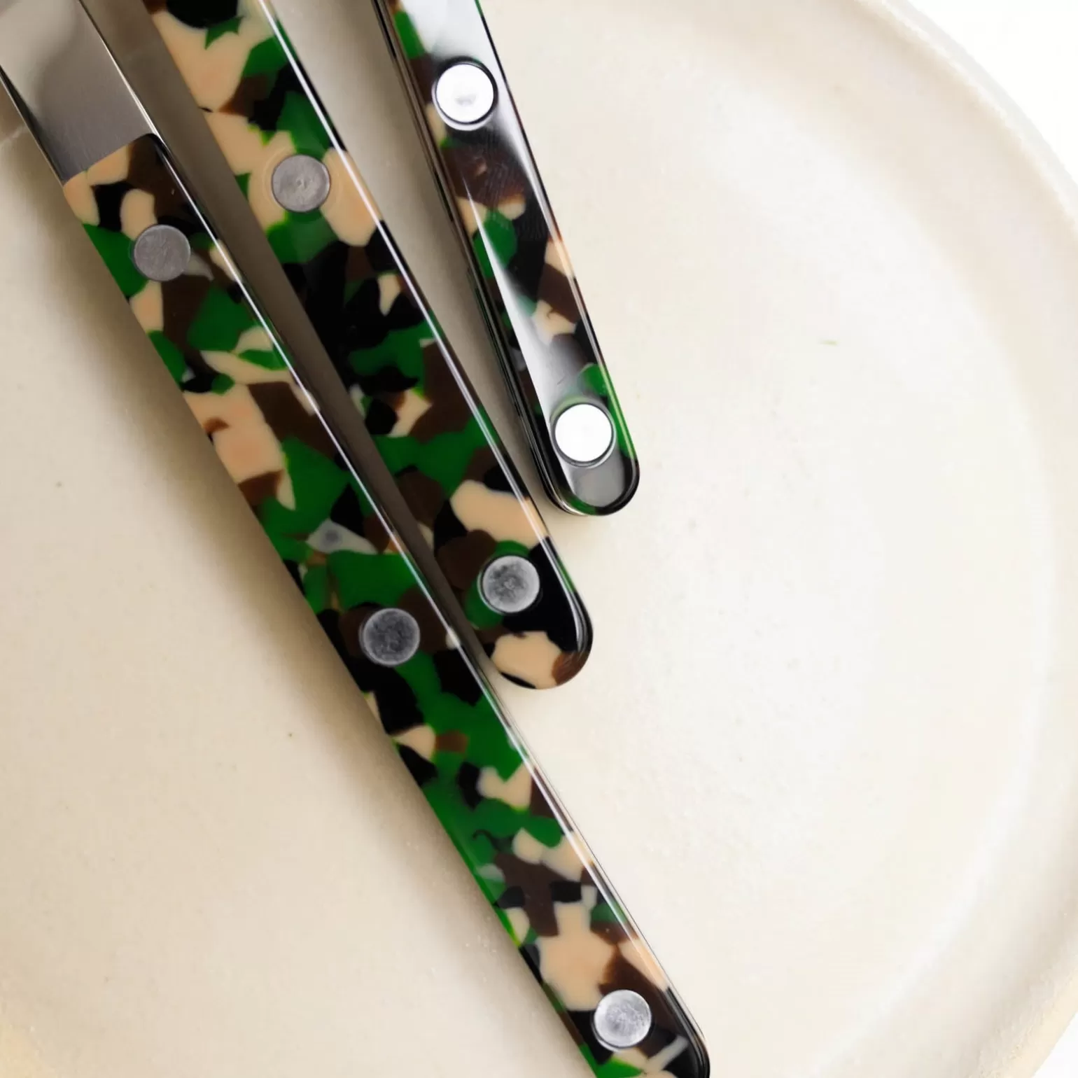 Couverts De Service<Sabre Paris Bistrot Camouflage, Vert