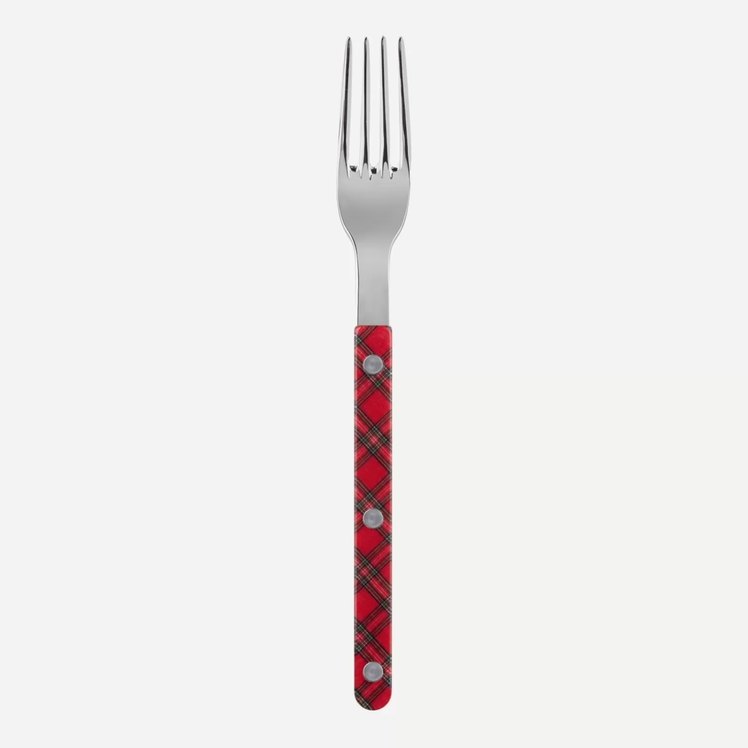 Fourchette De Table<Sabre Paris Bistrot Tartan, Rouge