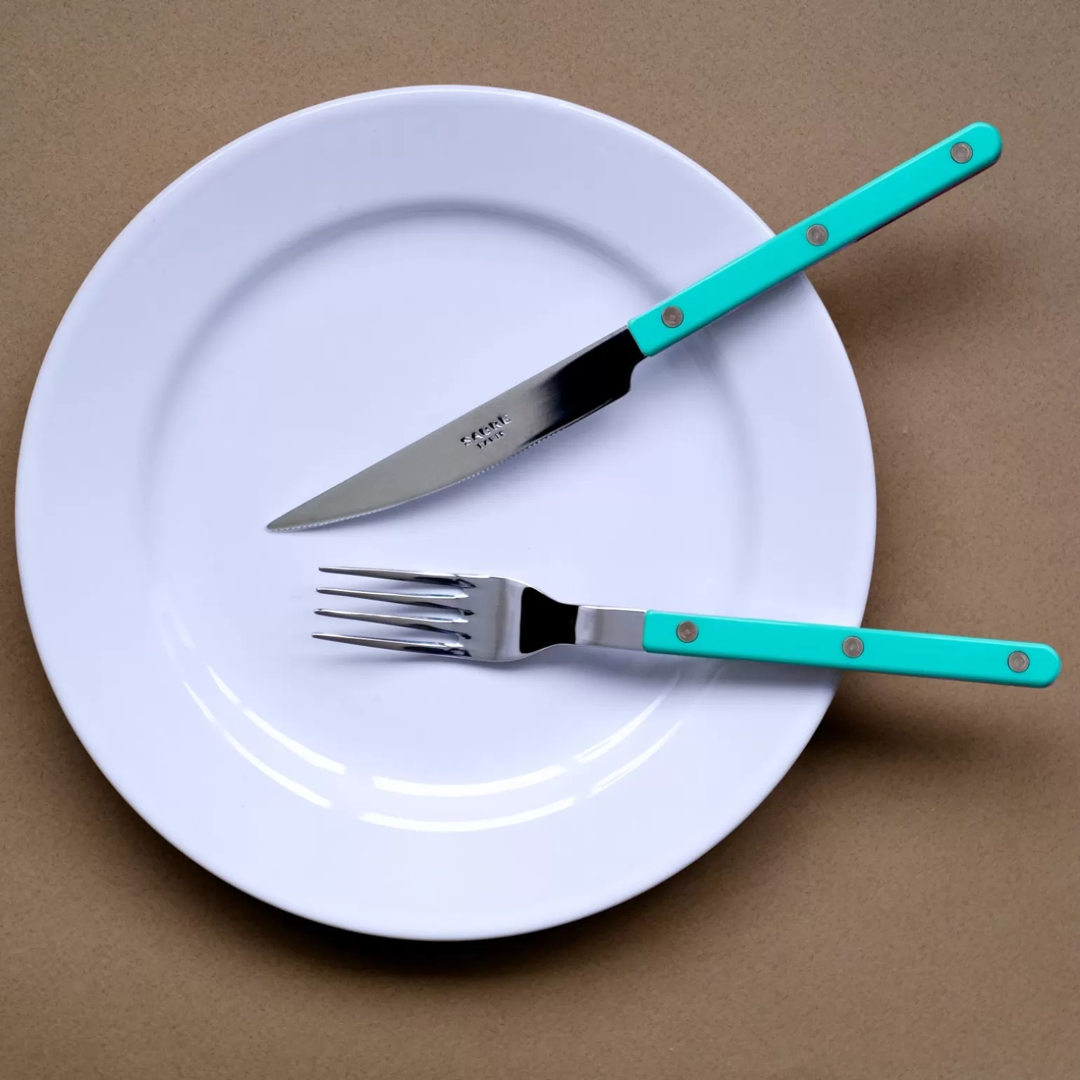 Fourchette De Table<Sabre Paris Bistrot Uni, Turquoise