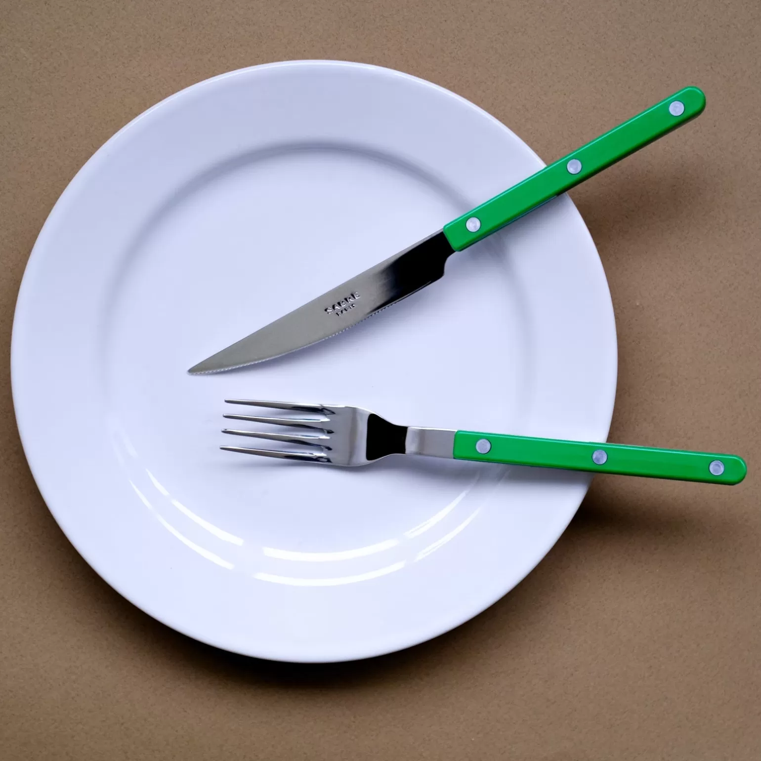 Fourchette De Table<Sabre Paris Bistrot Uni, Vert jardin