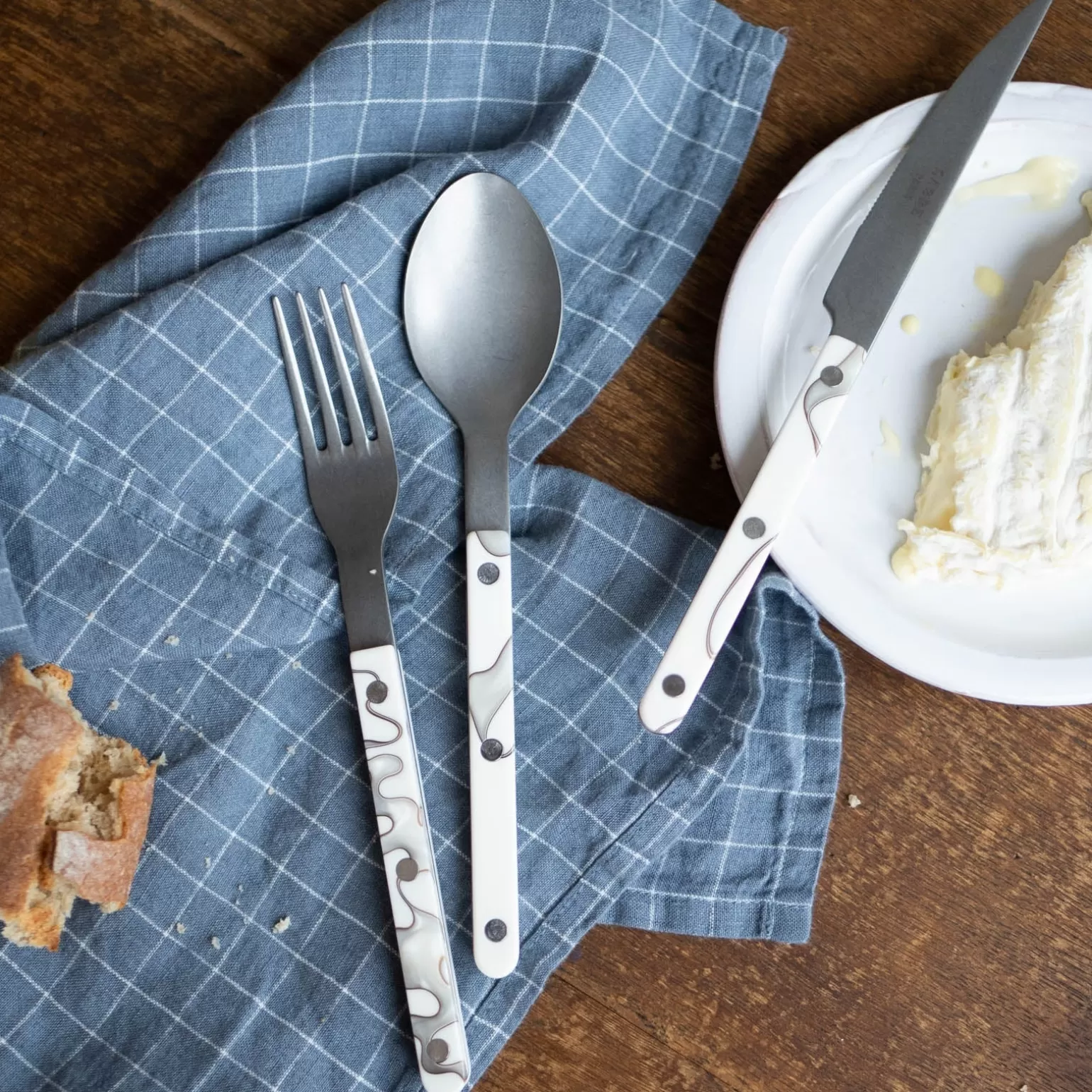 Fourchette De Table<Sabre Paris Bistrot Vintage Dune, Ivoire