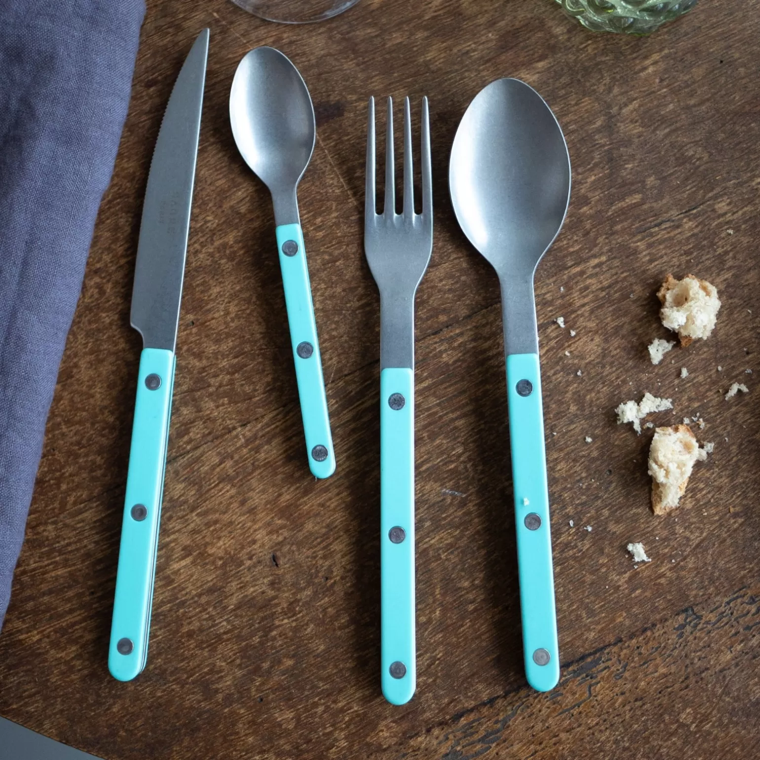 Petite Cuillère<Sabre Paris Bistrot Vintage Uni, Vert pastel