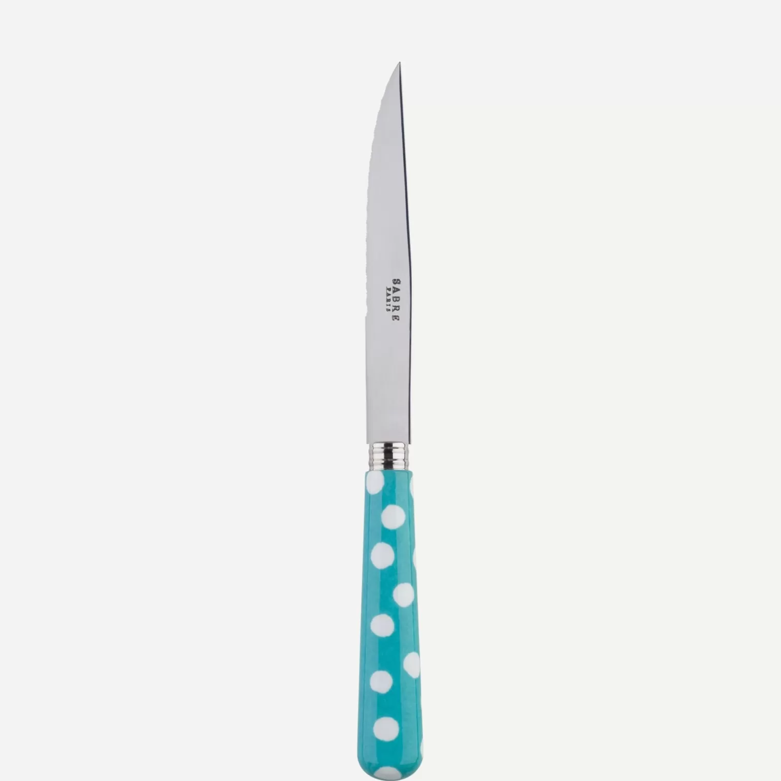 Couteau À Steak<Sabre Paris Pois Blancs, Turquoise