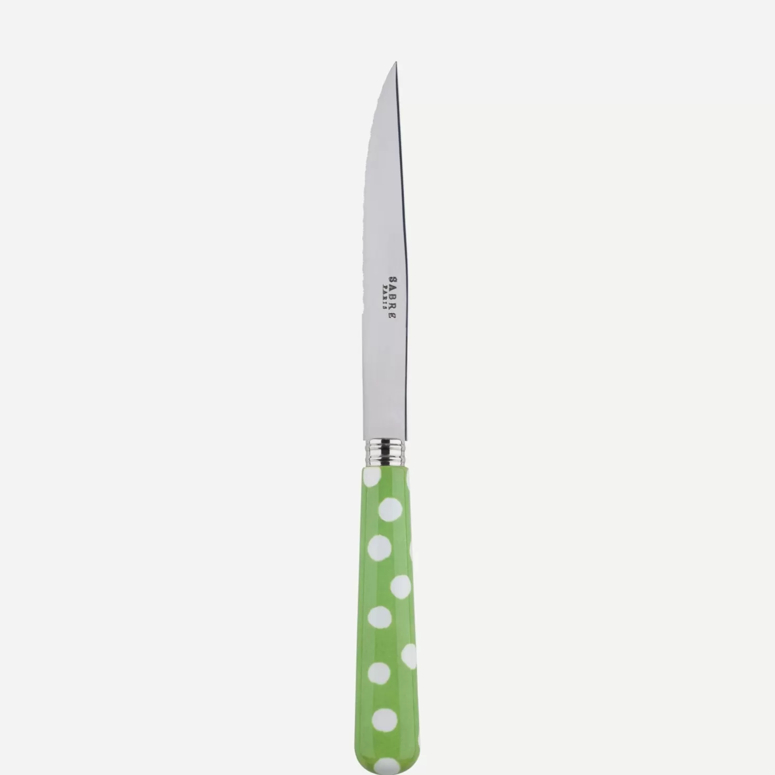 Couteau À Steak<Sabre Paris Pois Blancs, Vert jardin