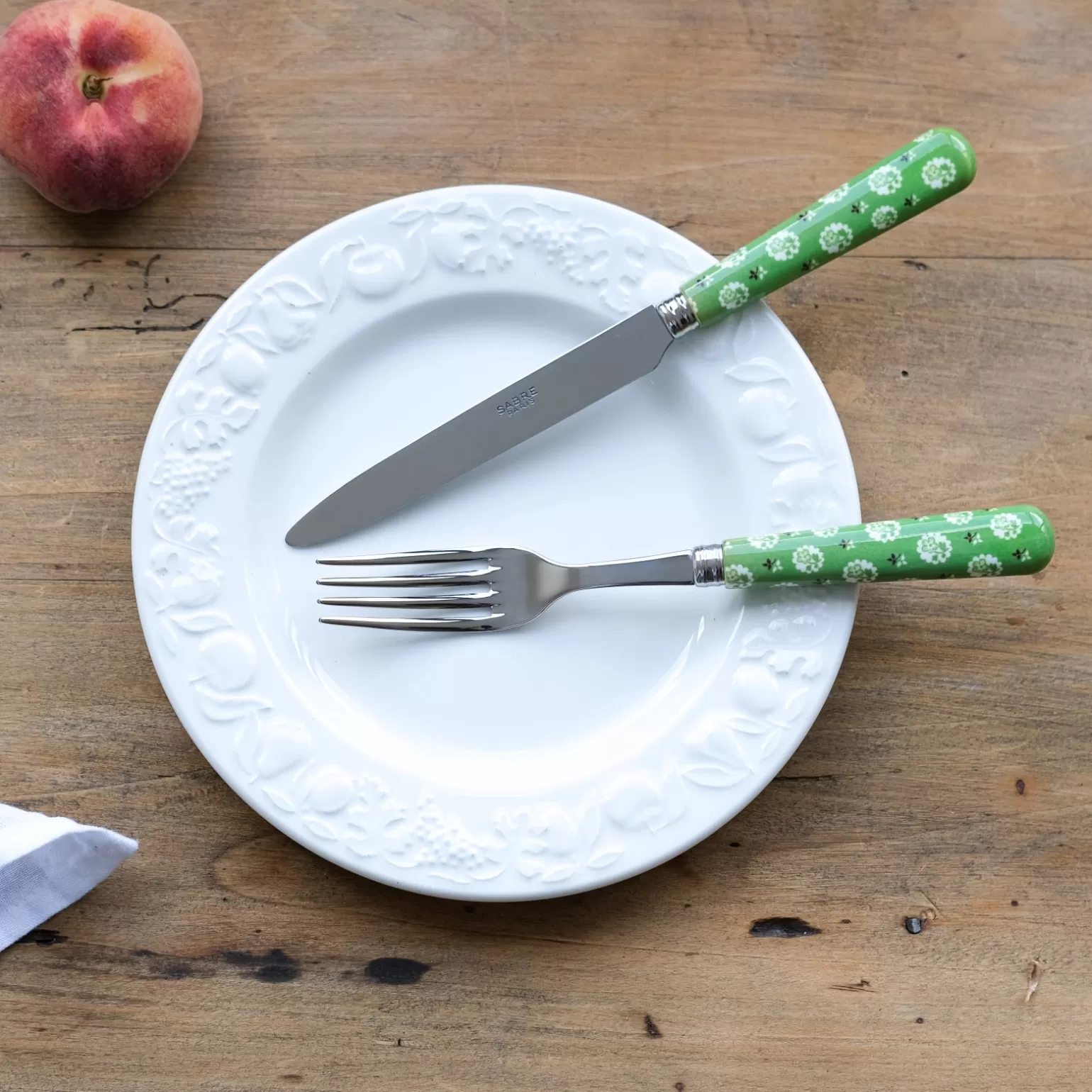 Couteau De Table<Sabre Paris Provençale, Vert jardin