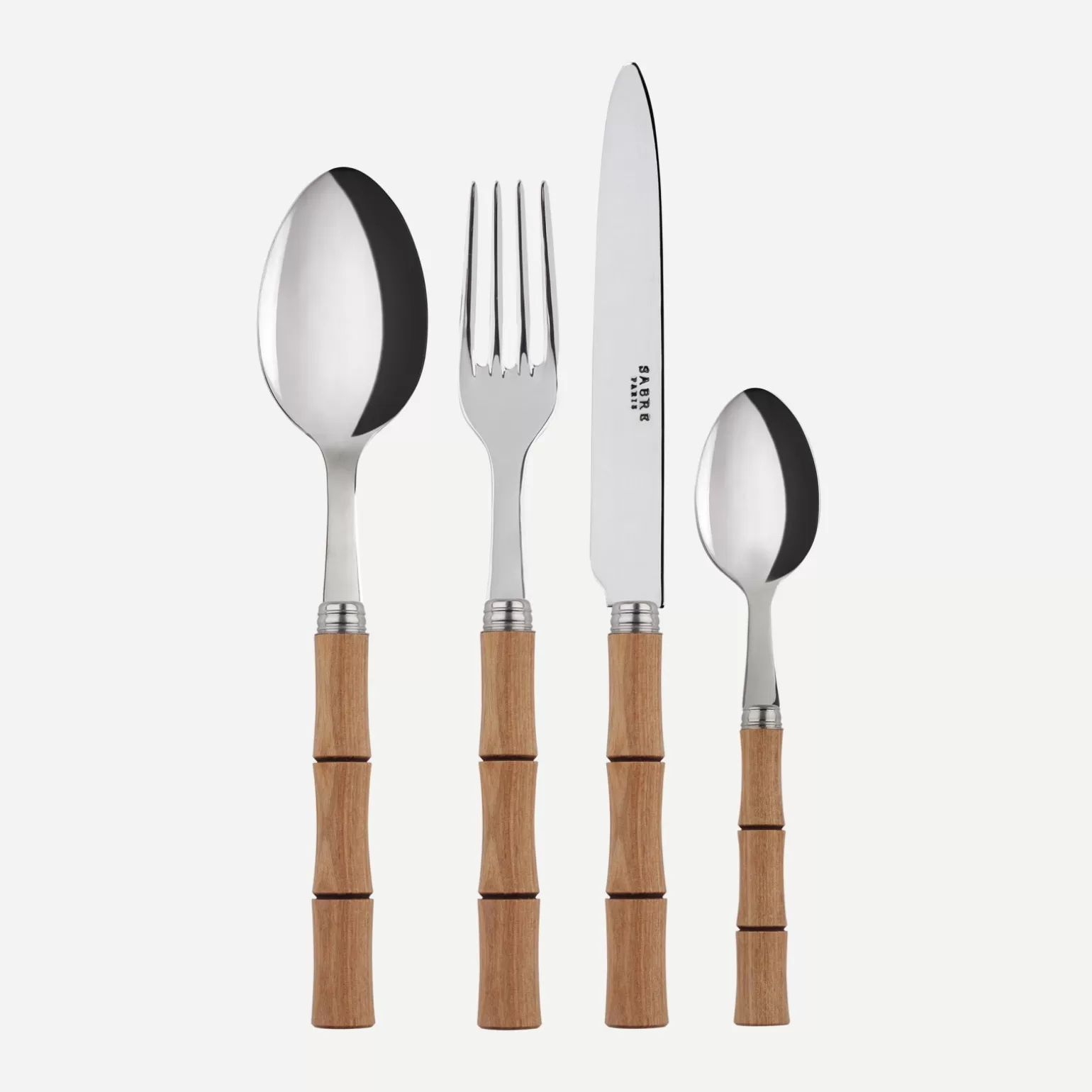 Set De 4 Pièces<Sabre Paris Bambou, Bois stratifié clair