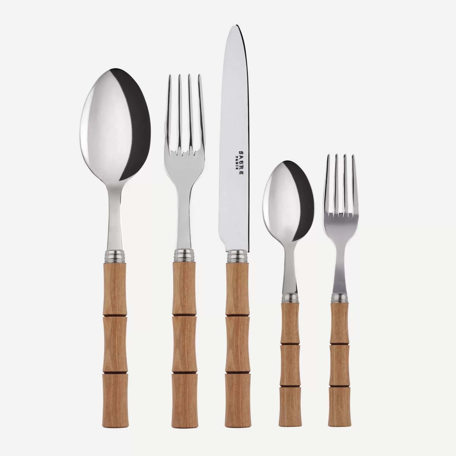 Set De 5 Pièces<Sabre Paris Bambou, Bois stratifié clair