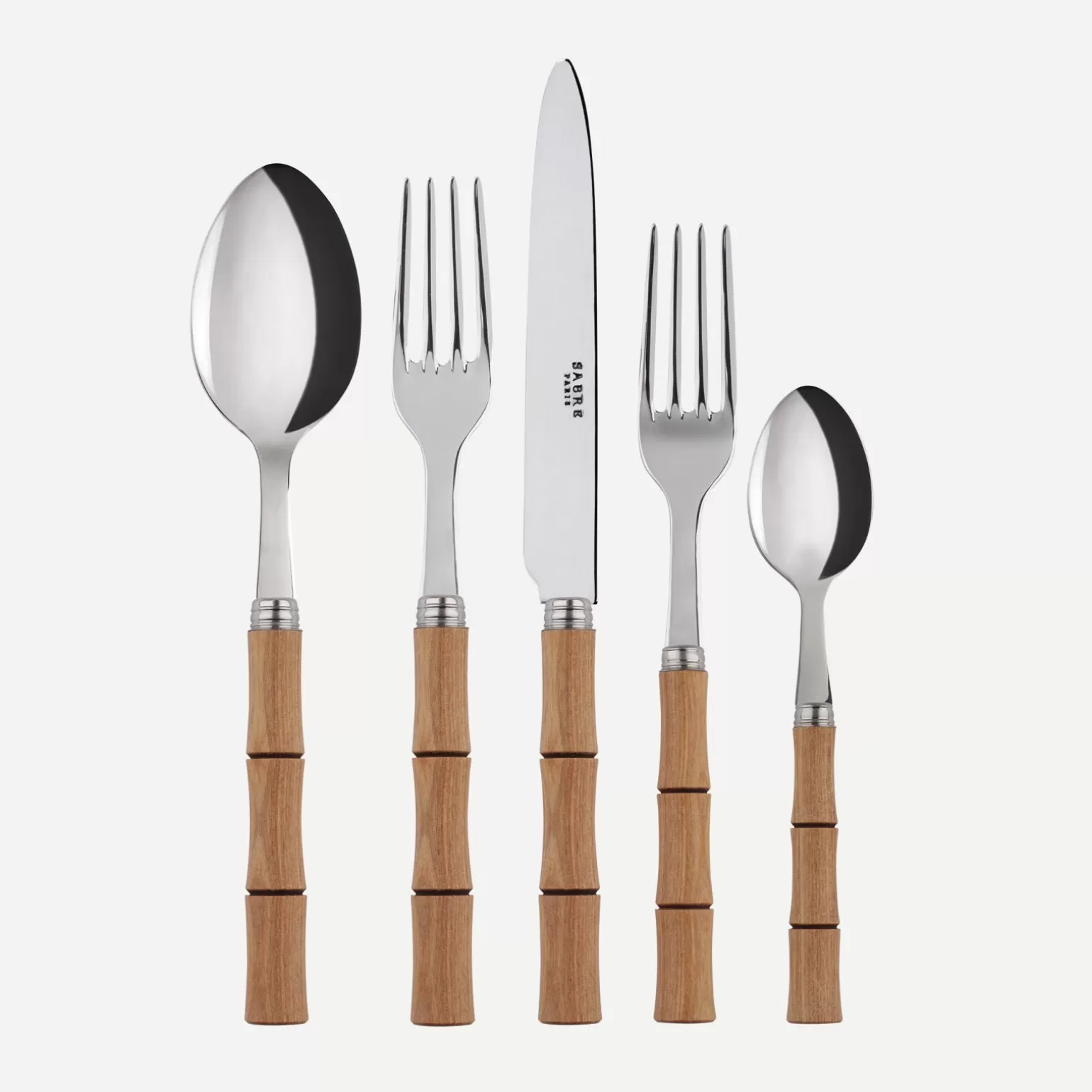 Set De 5 Pièces<Sabre Paris Bambou, Bois stratifié clair