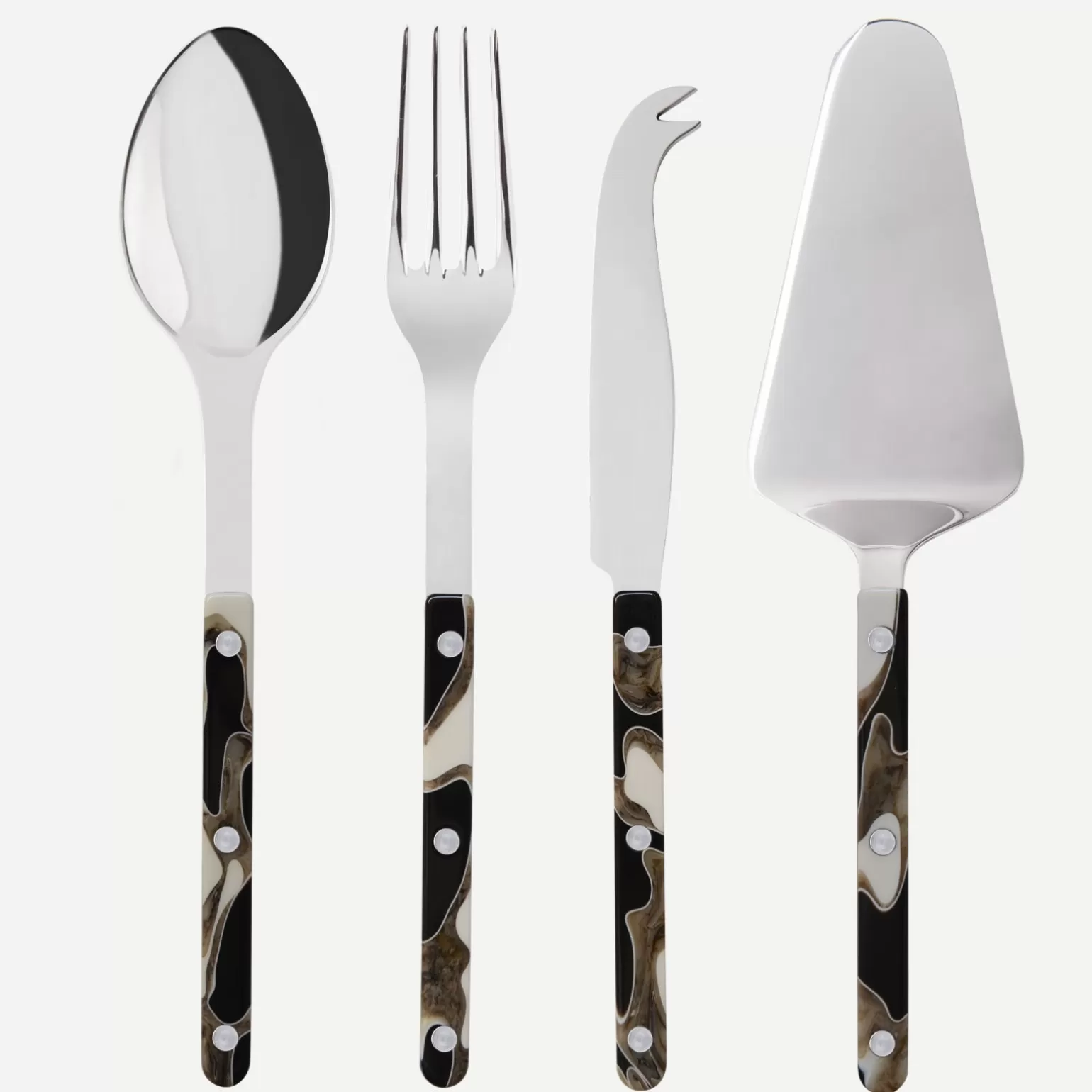 Set Les Essentiels - Ensemble De 4 Couverts De Service<Sabre Paris Bistrot Dune, Noir