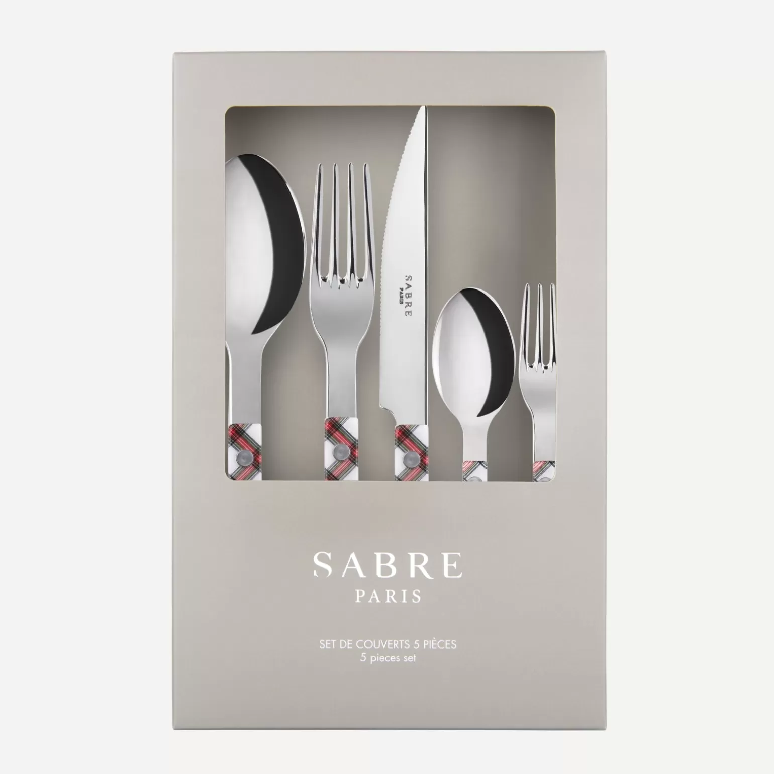 Coffrets Cadeaux<Sabre Paris Bistrot Tartan, Blanc