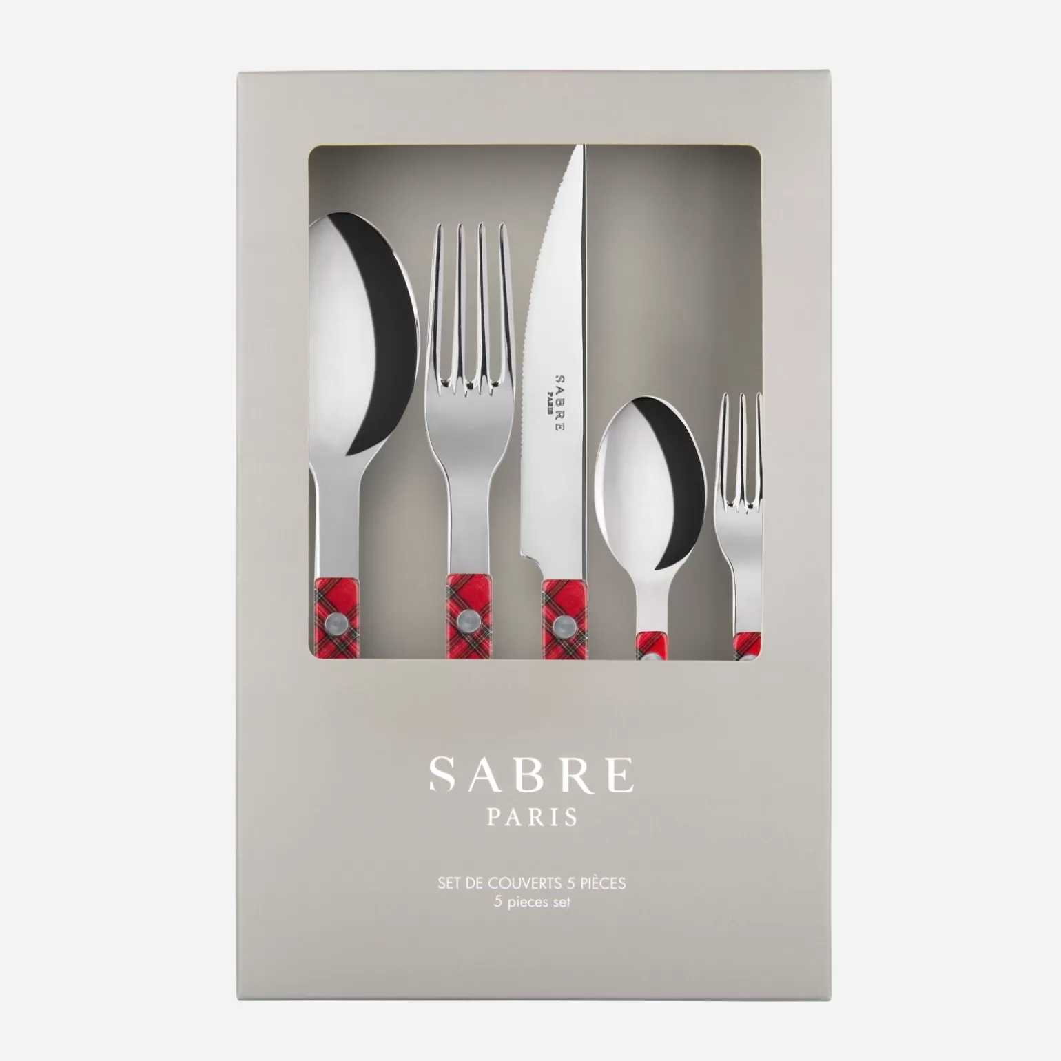 Coffrets Cadeaux<Sabre Paris Bistrot Tartan, Rouge