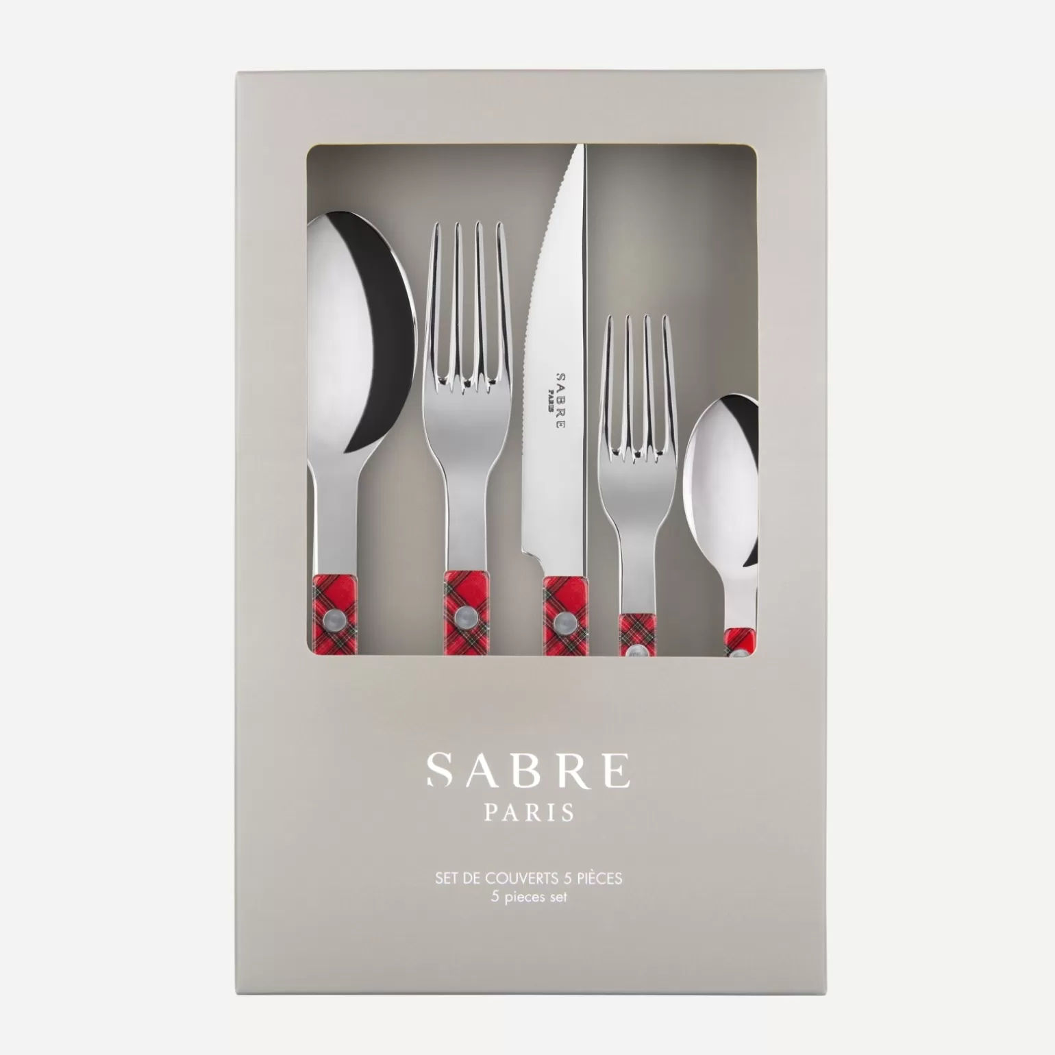 Coffrets Cadeaux<Sabre Paris Bistrot Tartan, Rouge