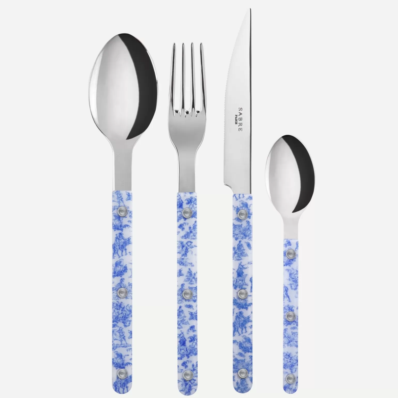 Set De 4 Pièces<Sabre Paris Bistrot Toile, Bleu