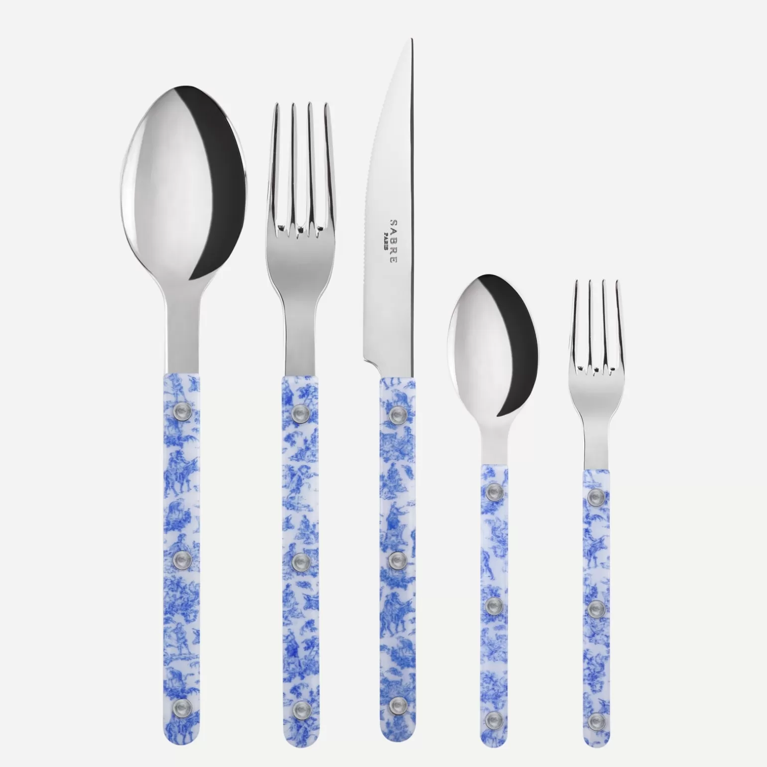 Set De 5 Pièces<Sabre Paris Bistrot Toile, Bleu