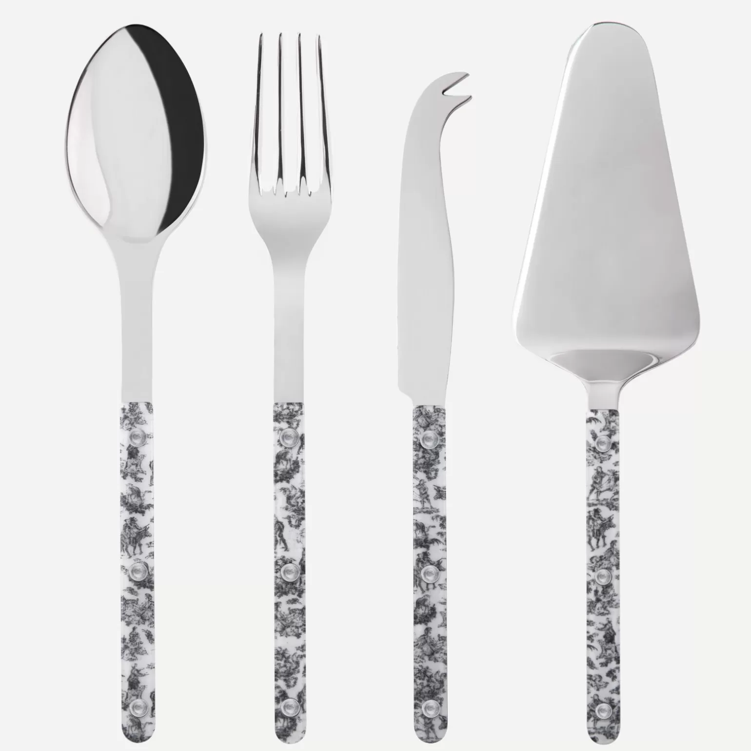 Set Les Essentiels - Ensemble De 4 Couverts De Service<Sabre Paris Bistrot Toile, Noir