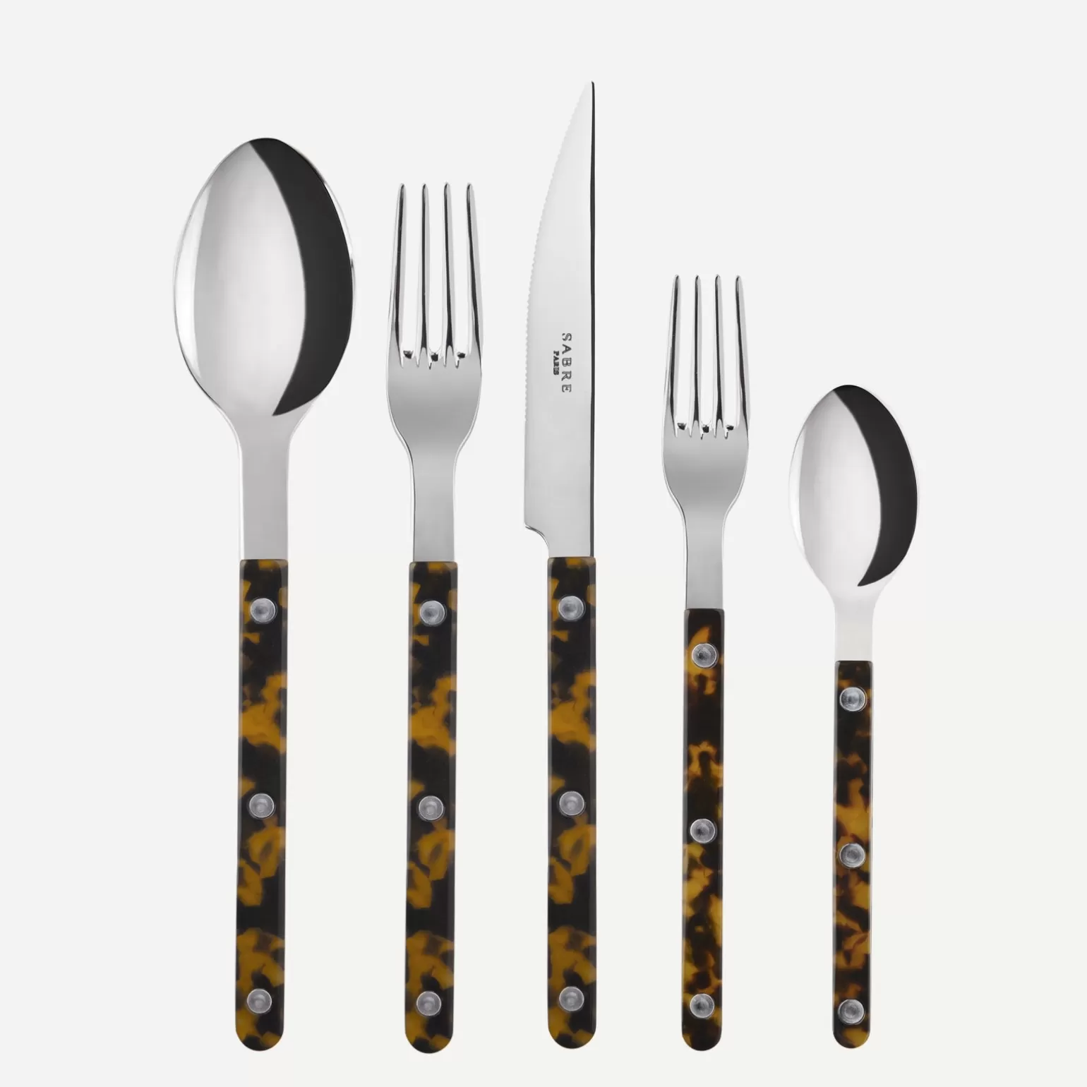 Set De 5 Pièces<Sabre Paris Bistrot Tortue, Effet Écaille