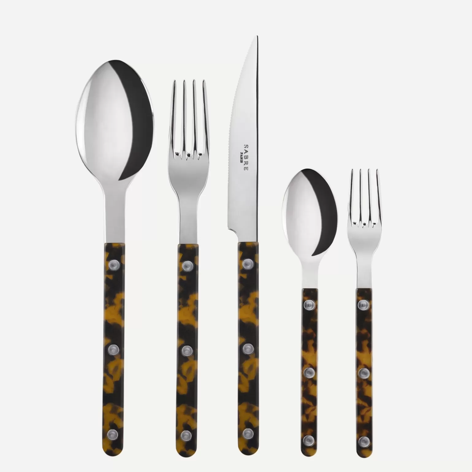 Set De 5 Pièces<Sabre Paris Bistrot Tortue, Effet Écaille