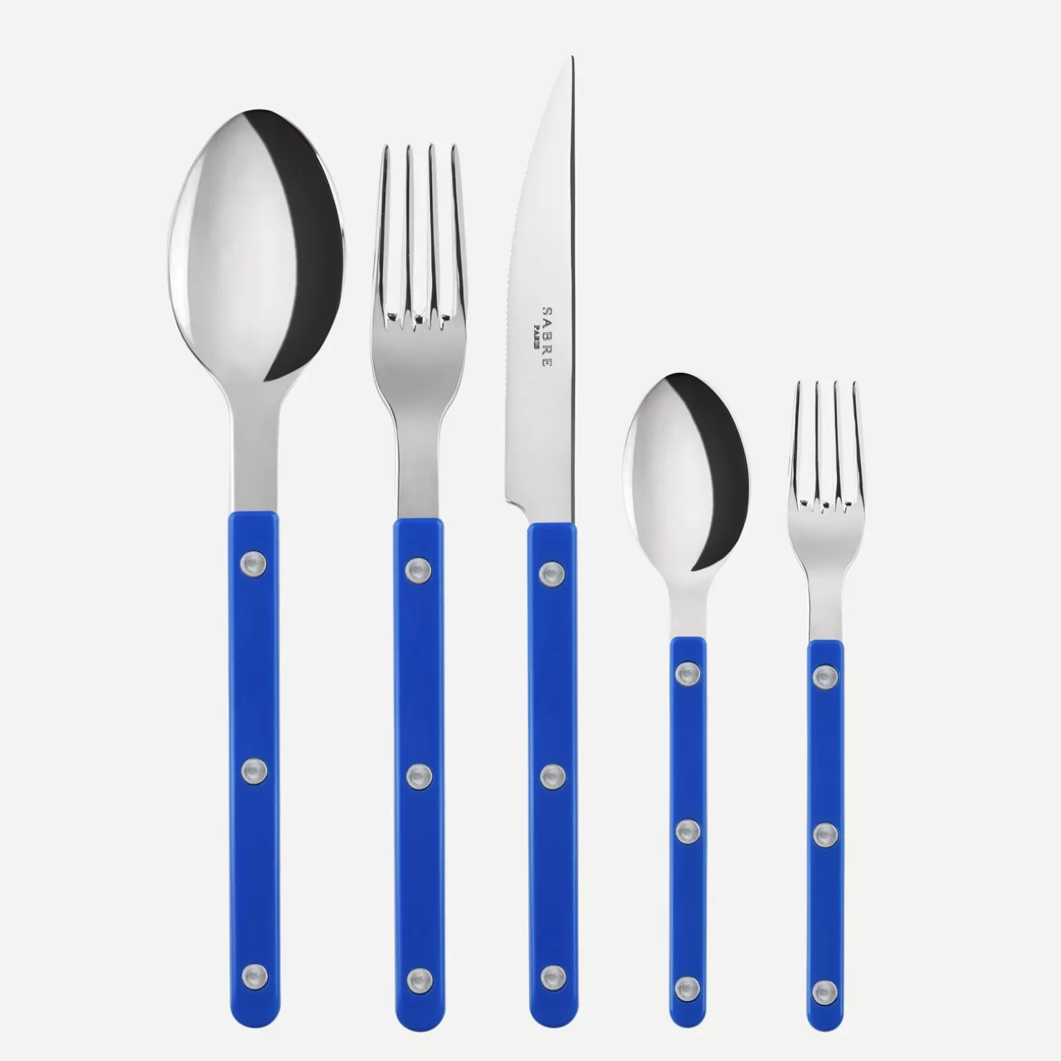 Set De 5 Pièces<Sabre Paris Bistrot Uni, Bleu outremer