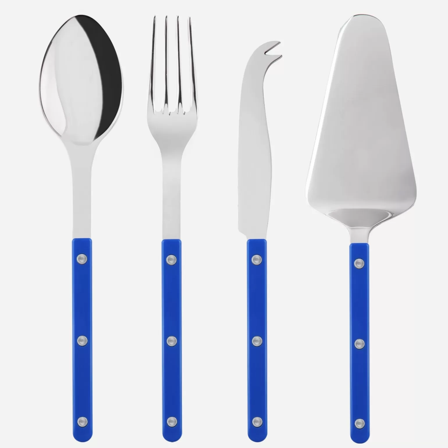 Set Les Essentiels - Ensemble De 4 Couverts De Service<Sabre Paris Bistrot Uni, Bleu outremer