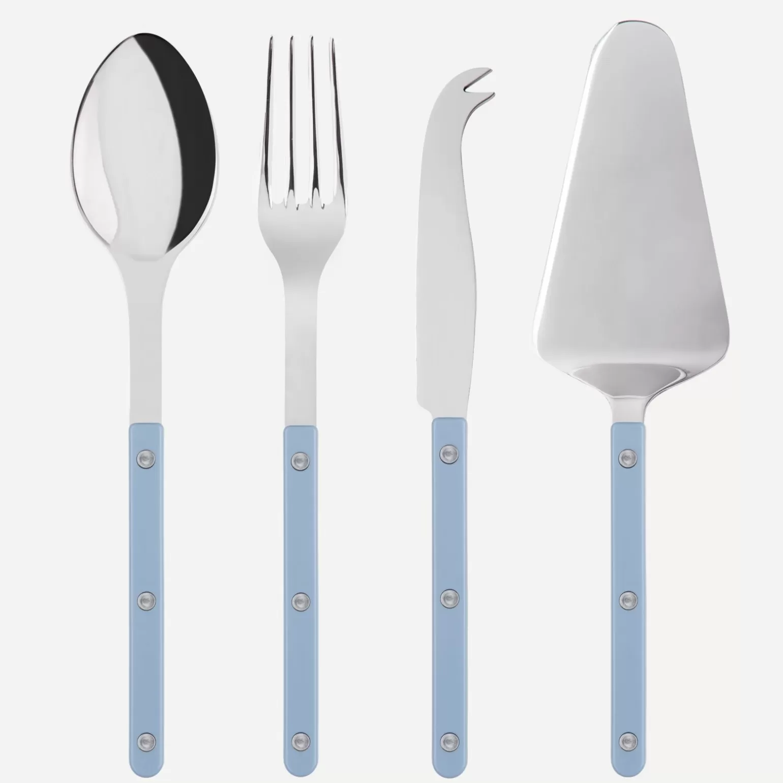 Set Les Essentiels - Ensemble De 4 Couverts De Service<Sabre Paris Bistrot Uni, Bleu pastel