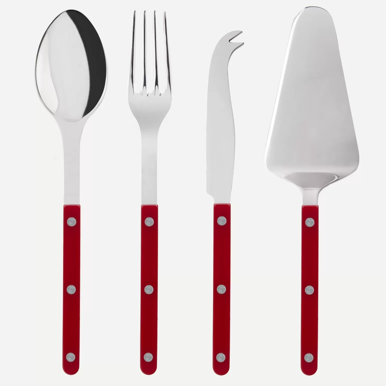 Set Les Essentiels - Ensemble De 4 Couverts De Service<Sabre Paris Bistrot Uni, Bordeau