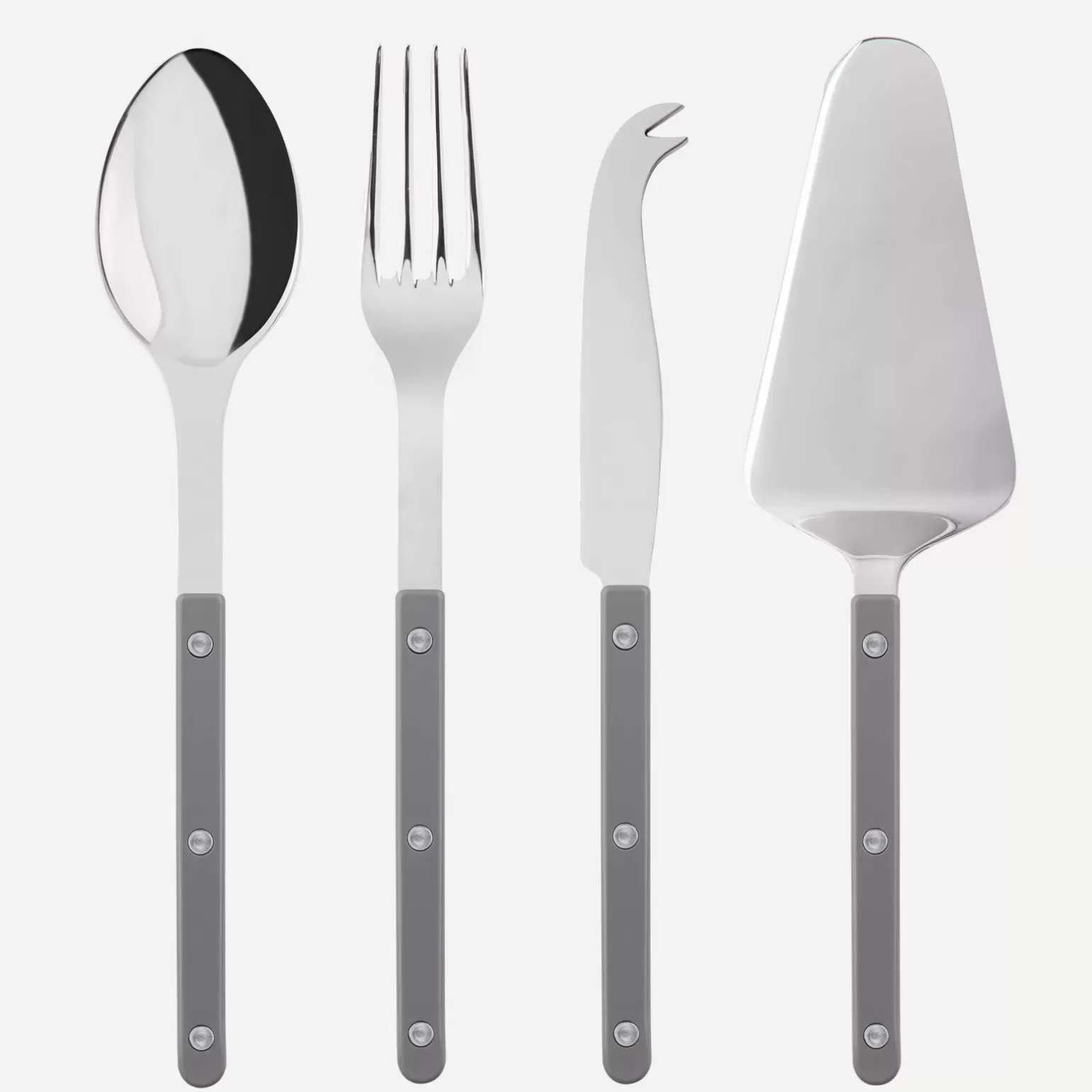 Set Les Essentiels - Ensemble De 4 Couverts De Service<Sabre Paris Bistrot Uni, Gris