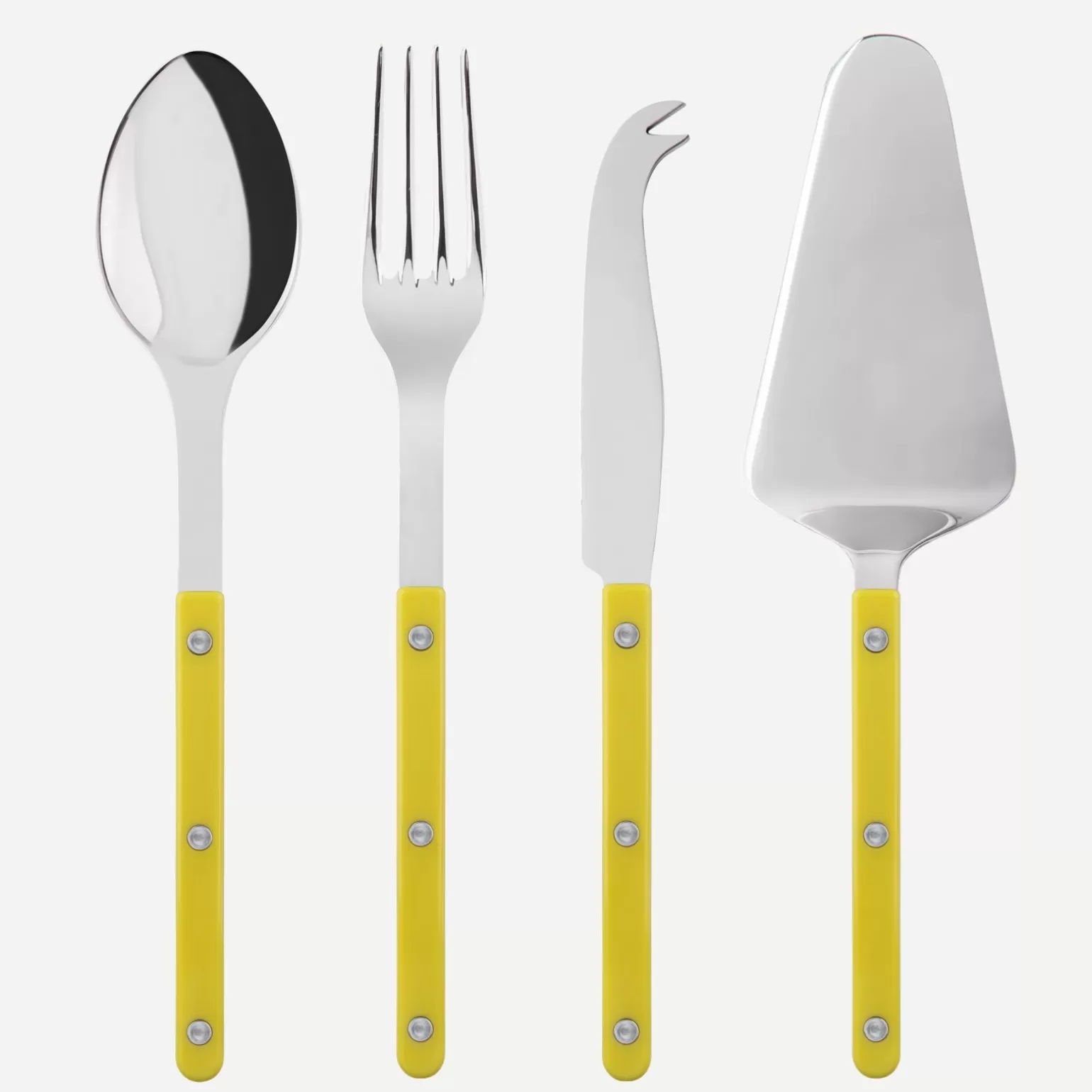 Set Les Essentiels - Ensemble De 4 Couverts De Service<Sabre Paris Bistrot Uni, Jaune