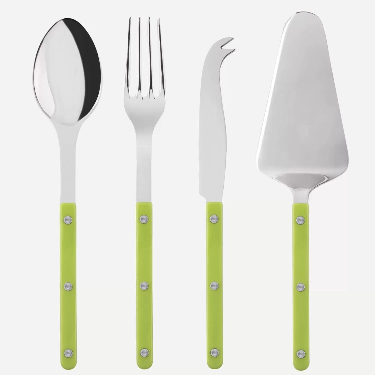 Set Les Essentiels - Ensemble De 4 Couverts De Service<Sabre Paris Bistrot Uni, Lime