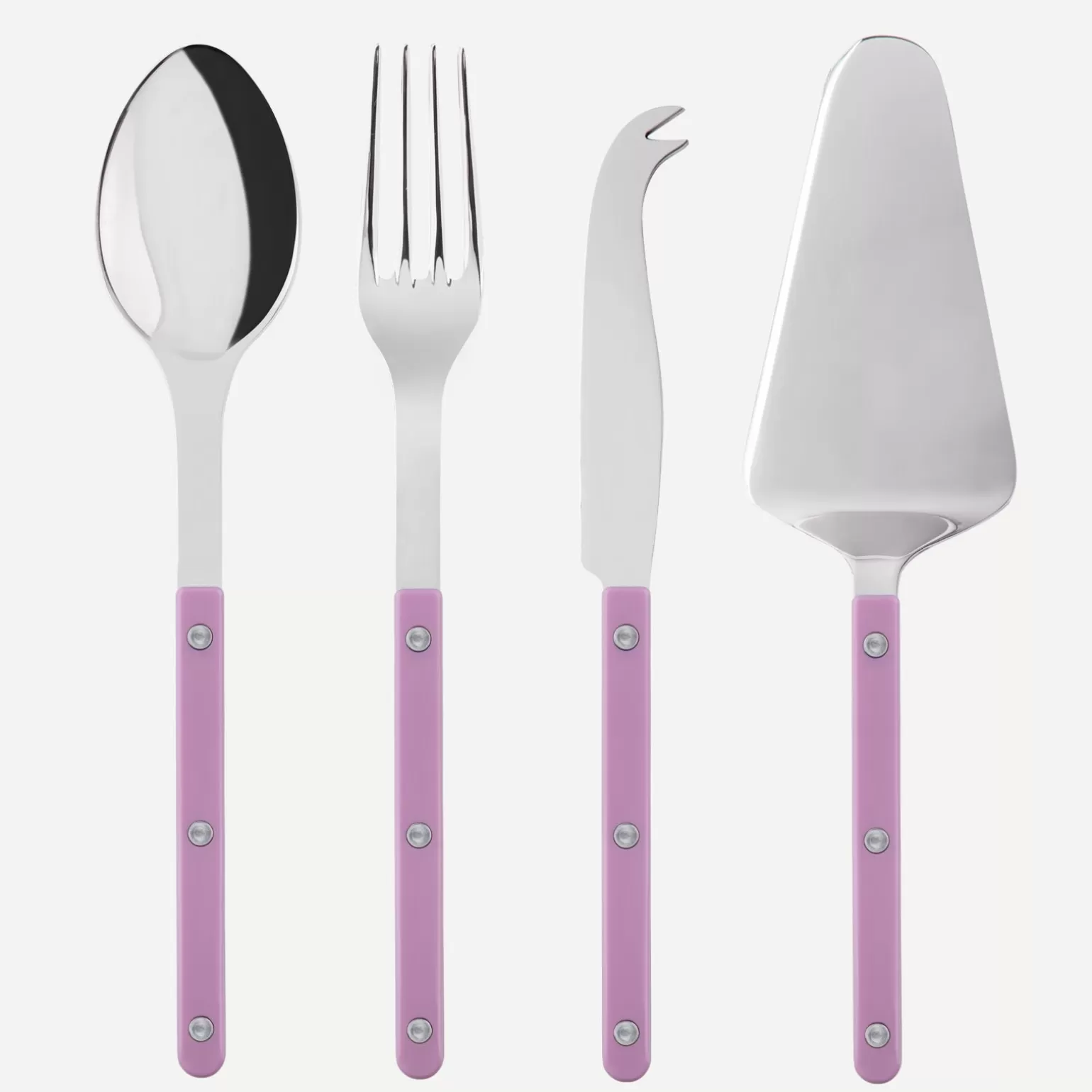 Set Les Essentiels - Ensemble De 4 Couverts De Service<Sabre Paris Bistrot Uni, Rose