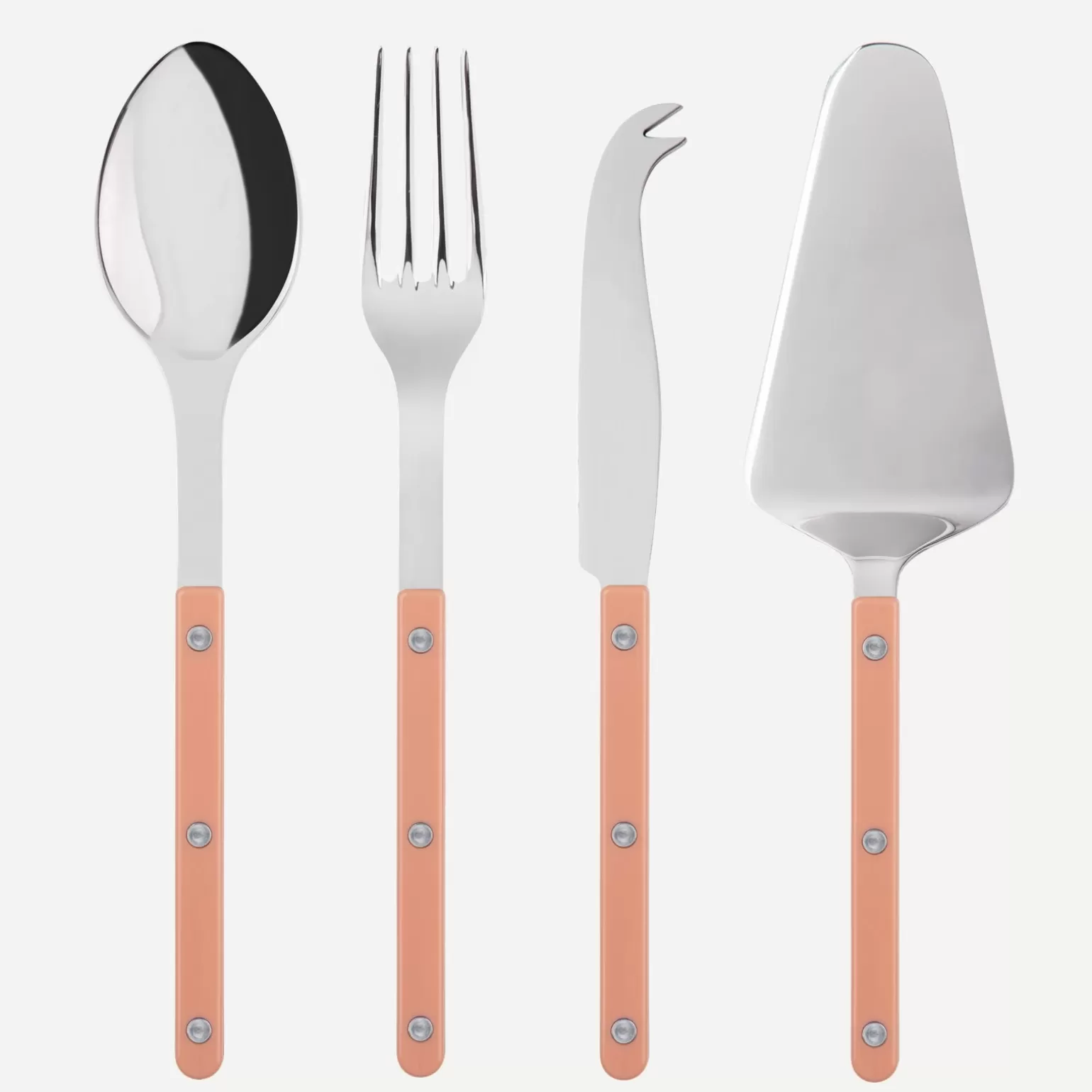 Set Les Essentiels - Ensemble De 4 Couverts De Service<Sabre Paris Bistrot Uni, Rose nude