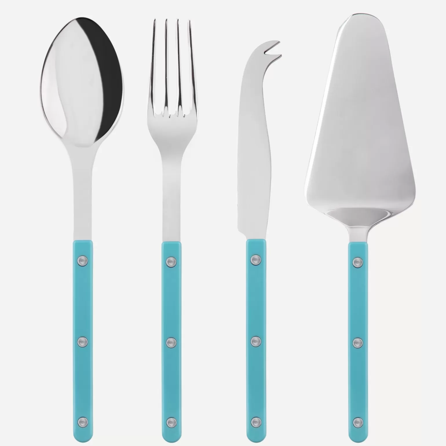 Set Les Essentiels - Ensemble De 4 Couverts De Service<Sabre Paris Bistrot Uni, Turquoise