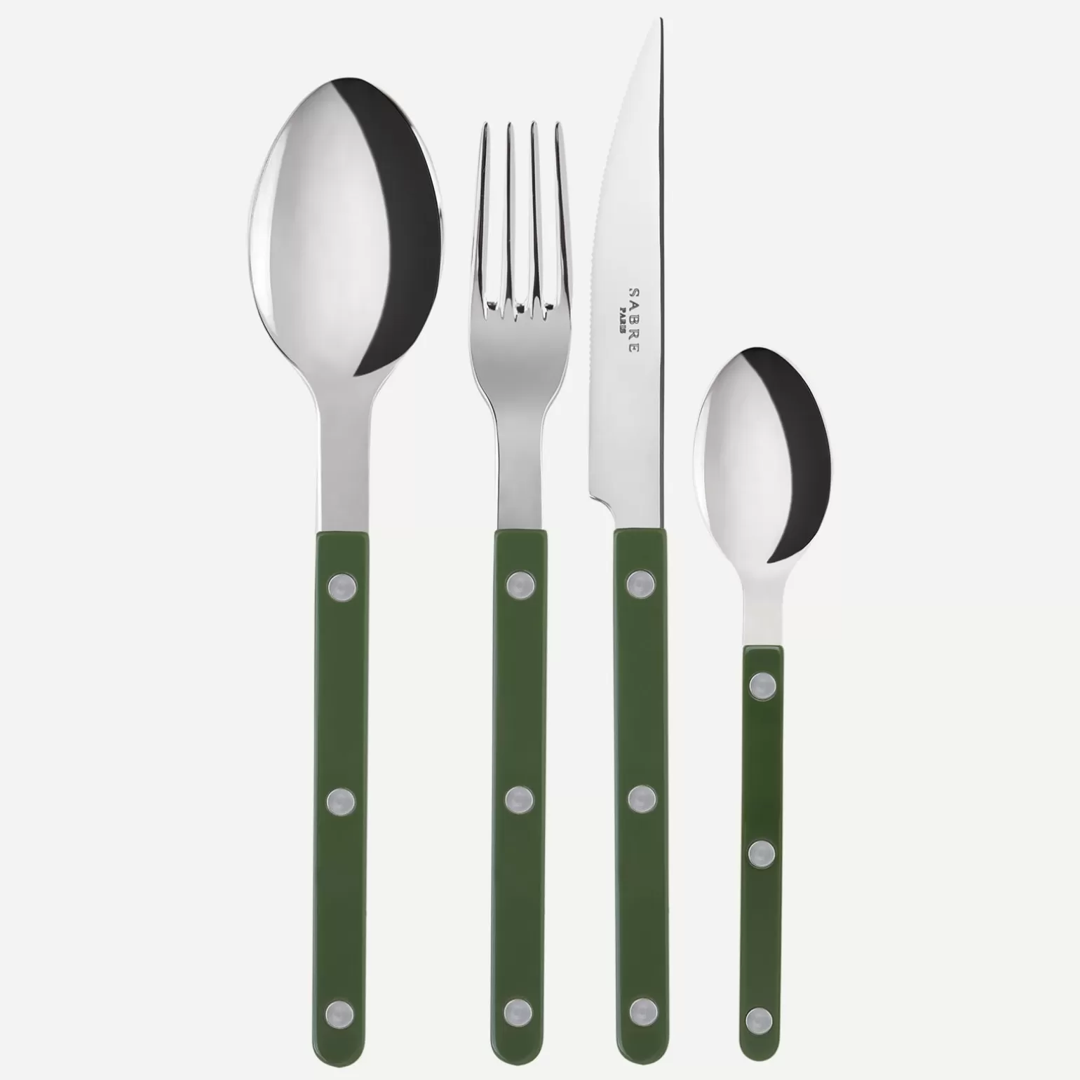 Set De 4 Pièces<Sabre Paris Bistrot Uni, Vert