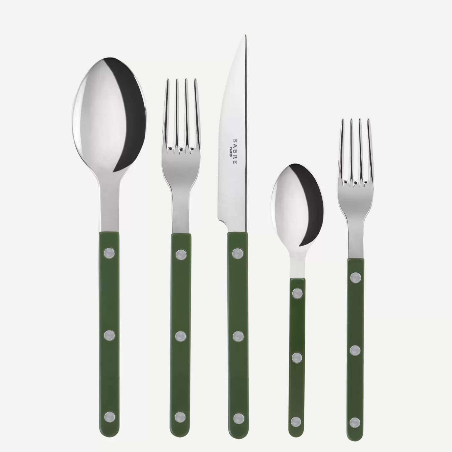 Set De 5 Pièces<Sabre Paris Bistrot Uni, Vert