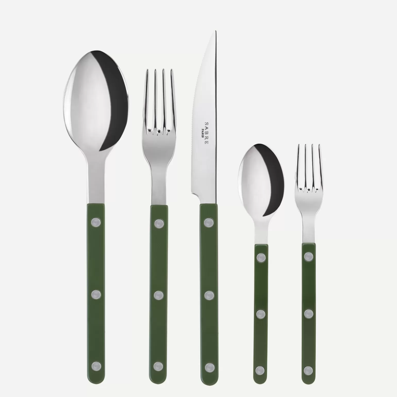 Set De 5 Pièces<Sabre Paris Bistrot Uni, Vert