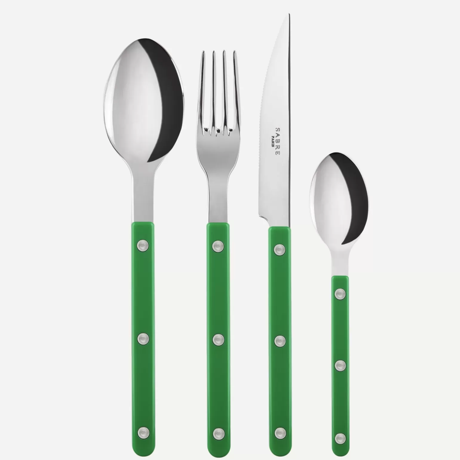 Set De 4 Pièces<Sabre Paris Bistrot Uni, Vert jardin