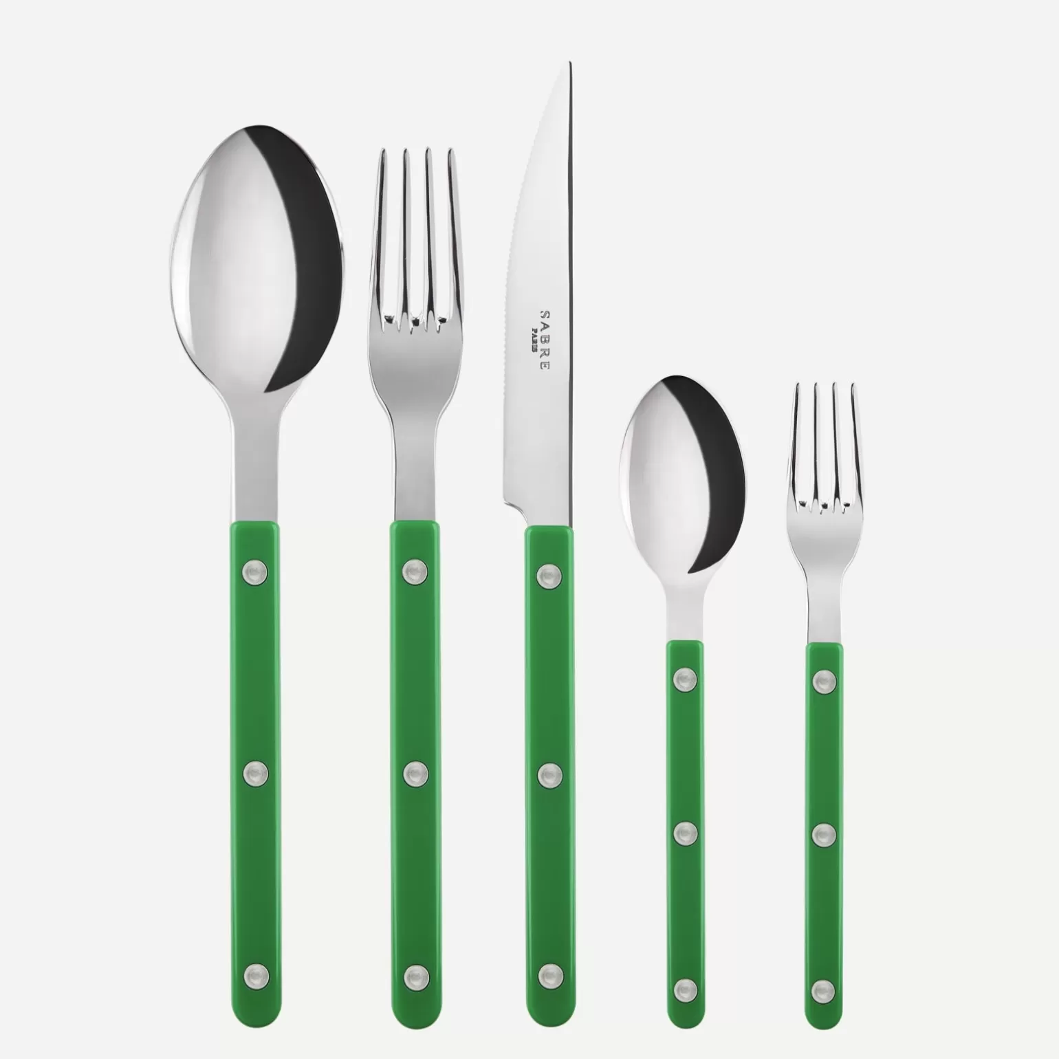 Set De 5 Pièces<Sabre Paris Bistrot Uni, Vert jardin