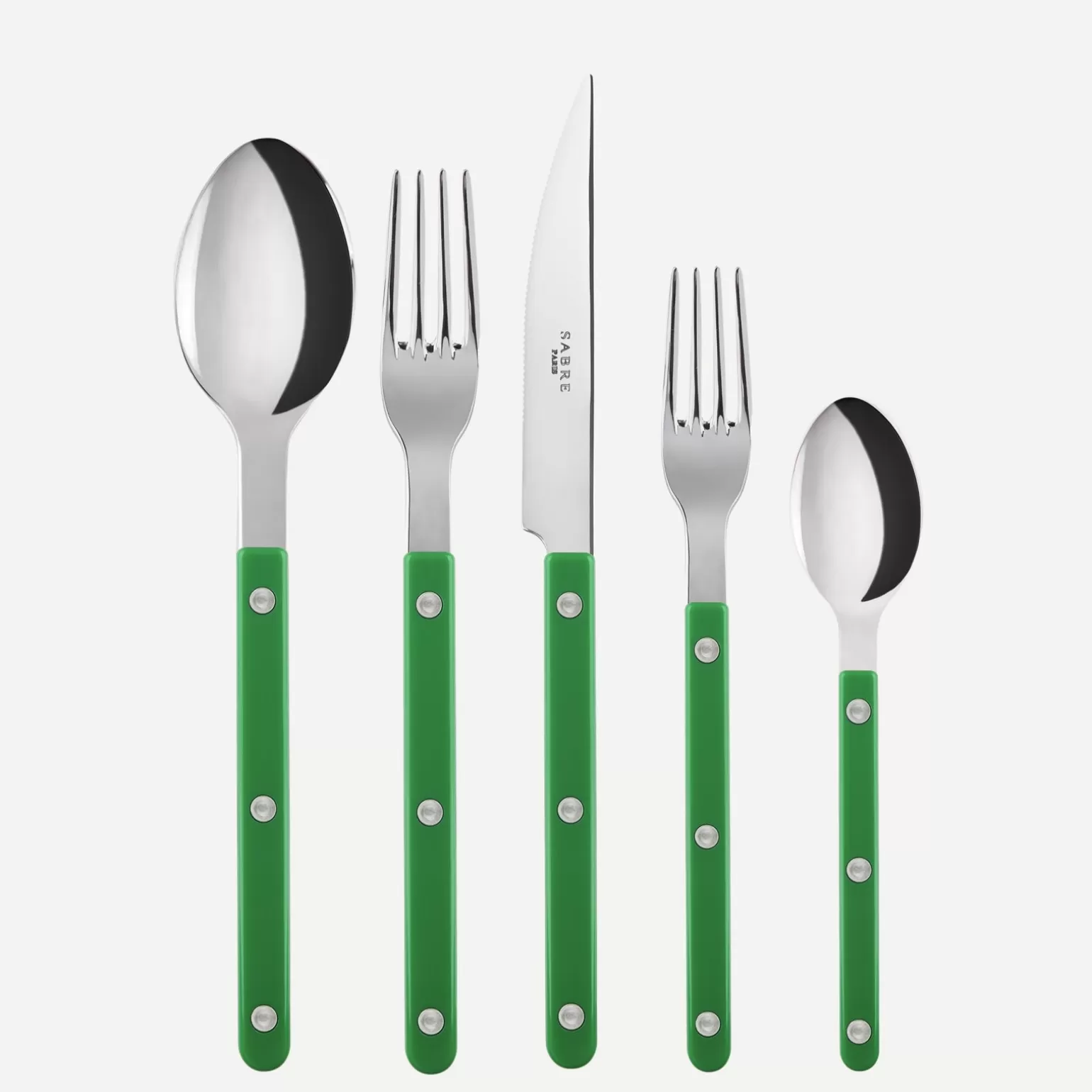 Set De 5 Pièces<Sabre Paris Bistrot Uni, Vert jardin