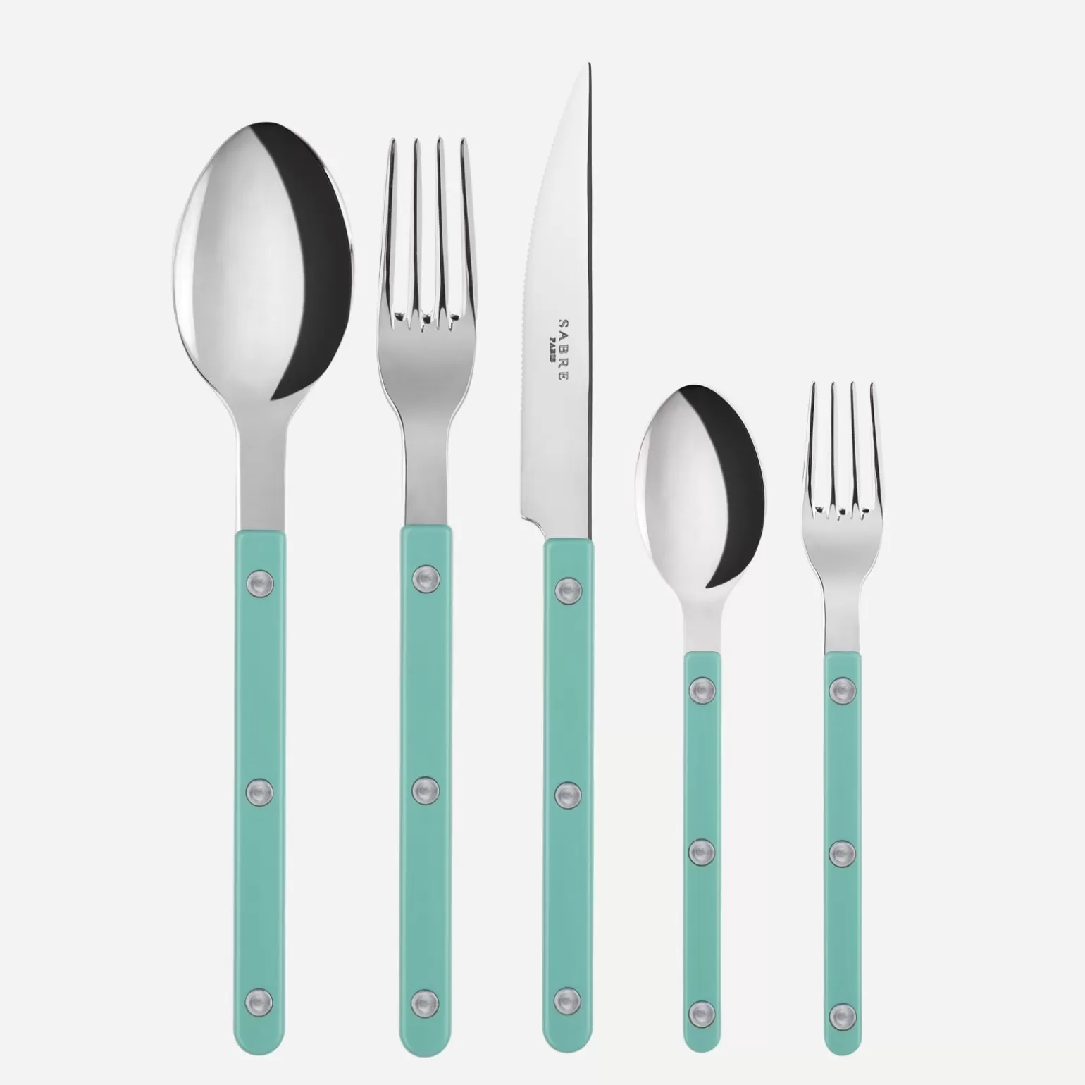 Set De 5 Pièces<Sabre Paris Bistrot Uni, Vert pastel