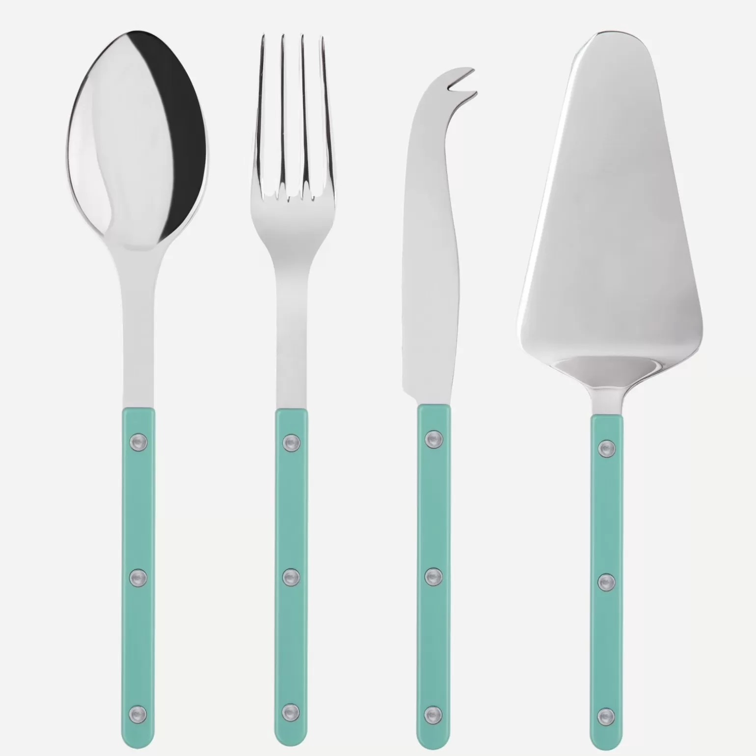 Set Les Essentiels - Ensemble De 4 Couverts De Service<Sabre Paris Bistrot Uni, Vert pastel