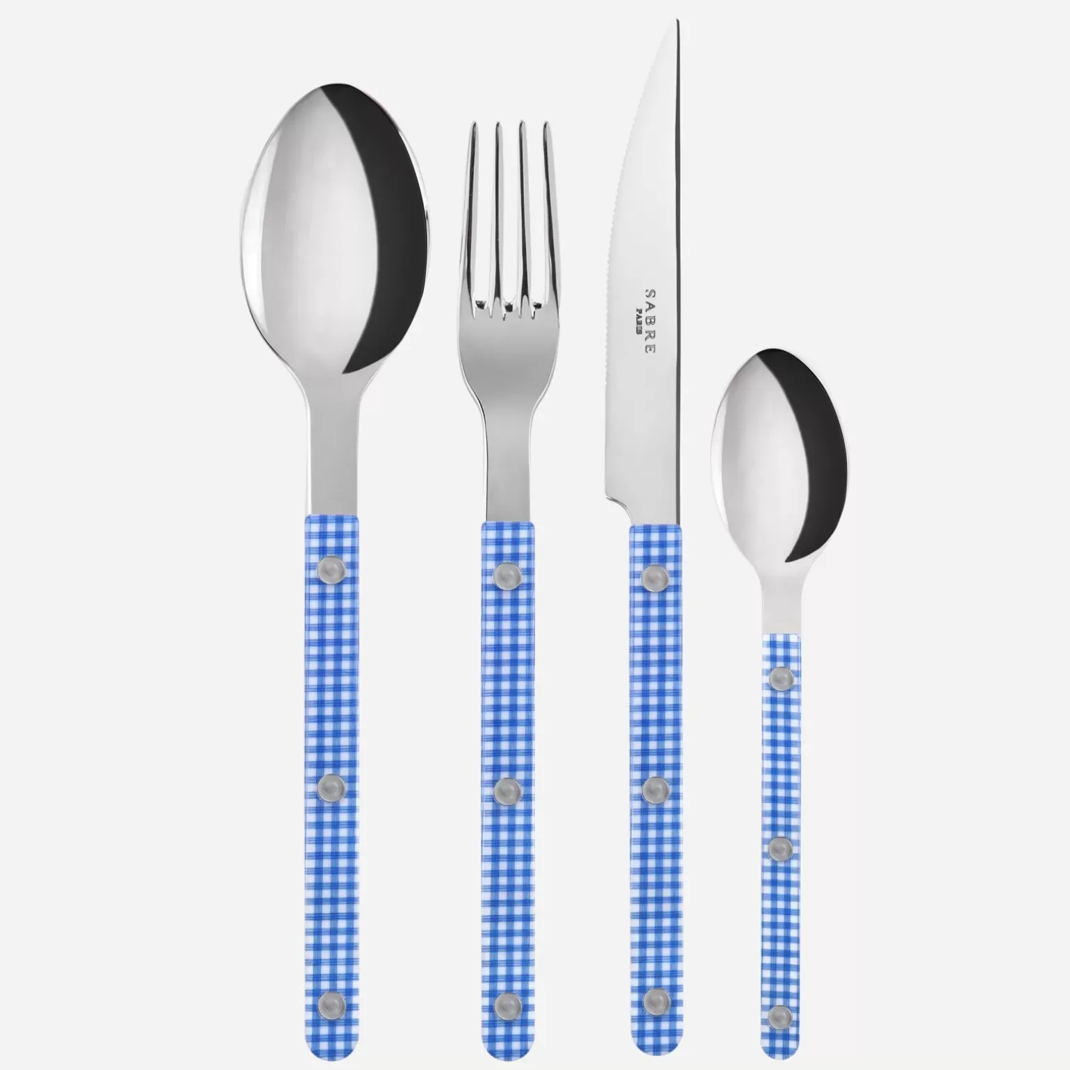 Set De 4 Pièces<Sabre Paris Bistrot Vichy, Bleu