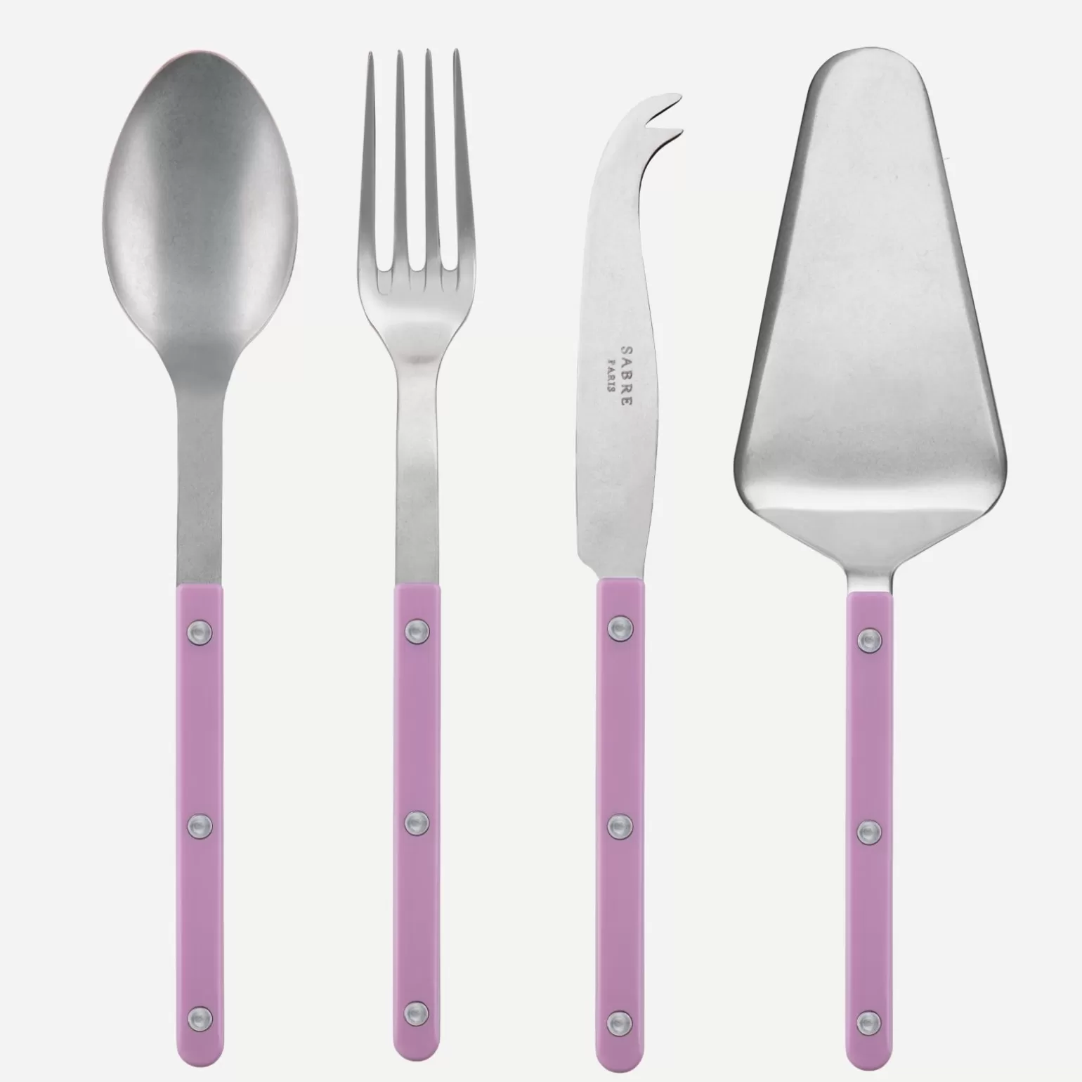 Set Les Essentiels - Ensemble De 4 Couverts De Service<Sabre Paris Bistrot Vintage Uni, Rose