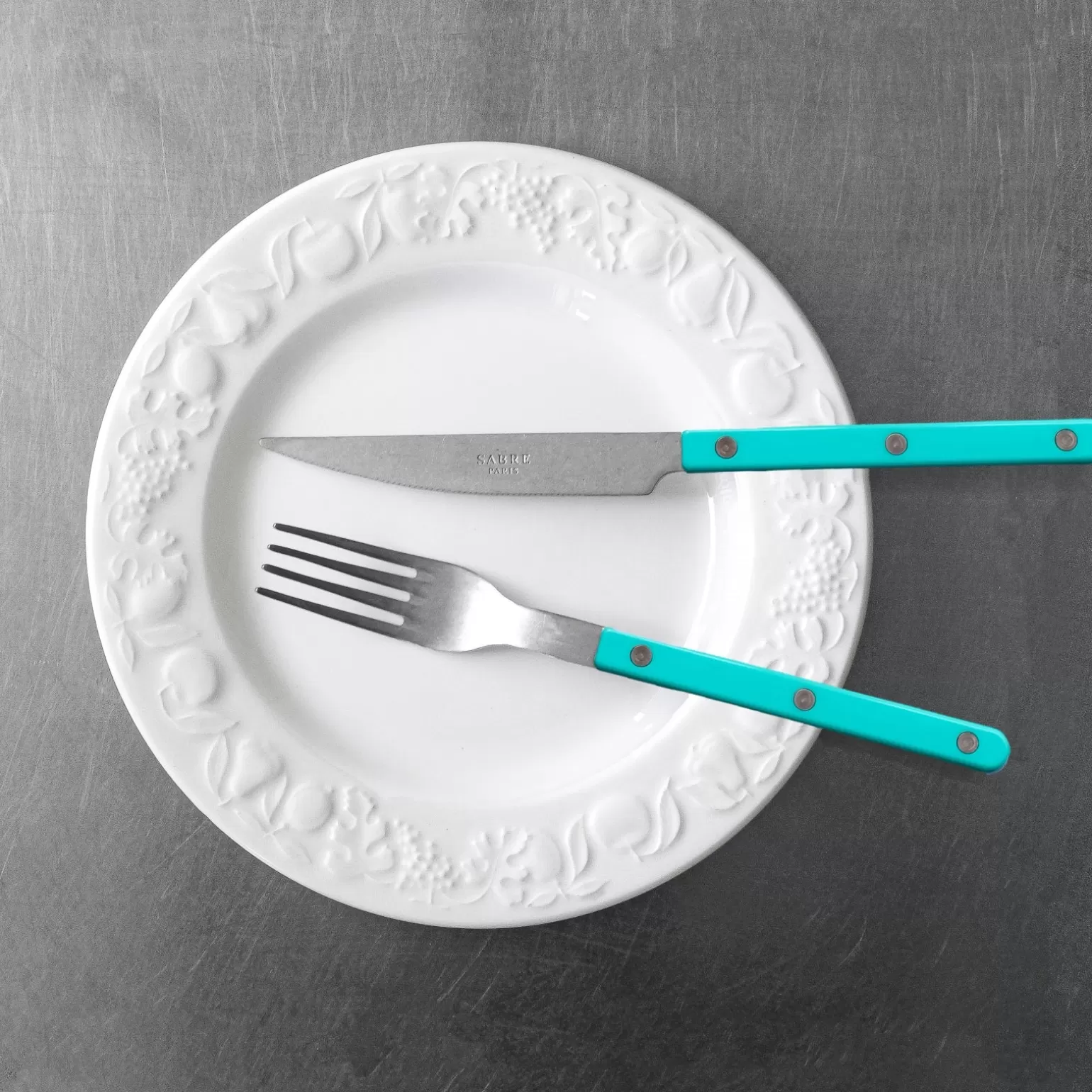 Set De 4 Pièces<Sabre Paris Bistrot Vintage Uni, Turquoise