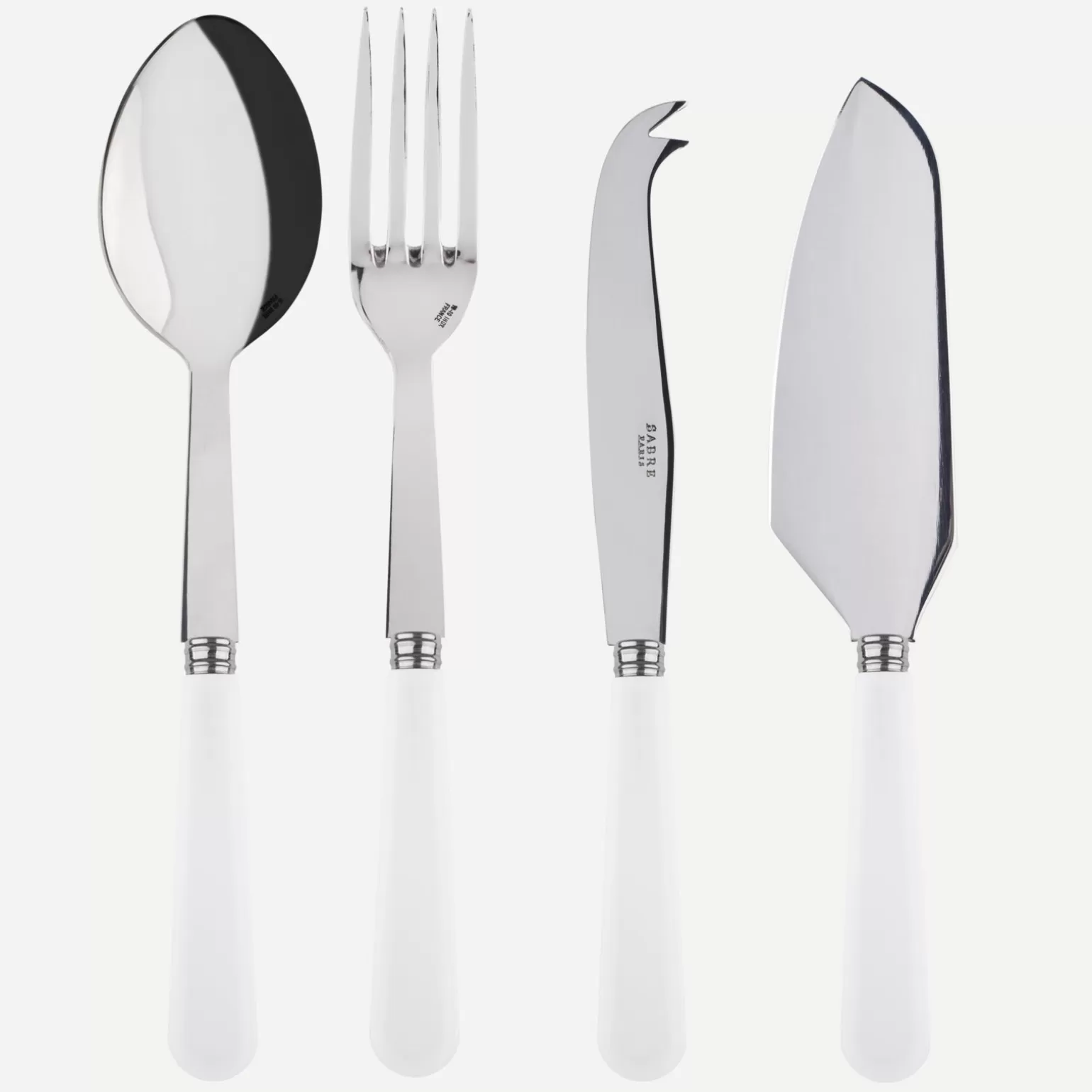 Set Les Essentiels - Ensemble De 4 Couverts De Service<Sabre Paris Duo, Blanc