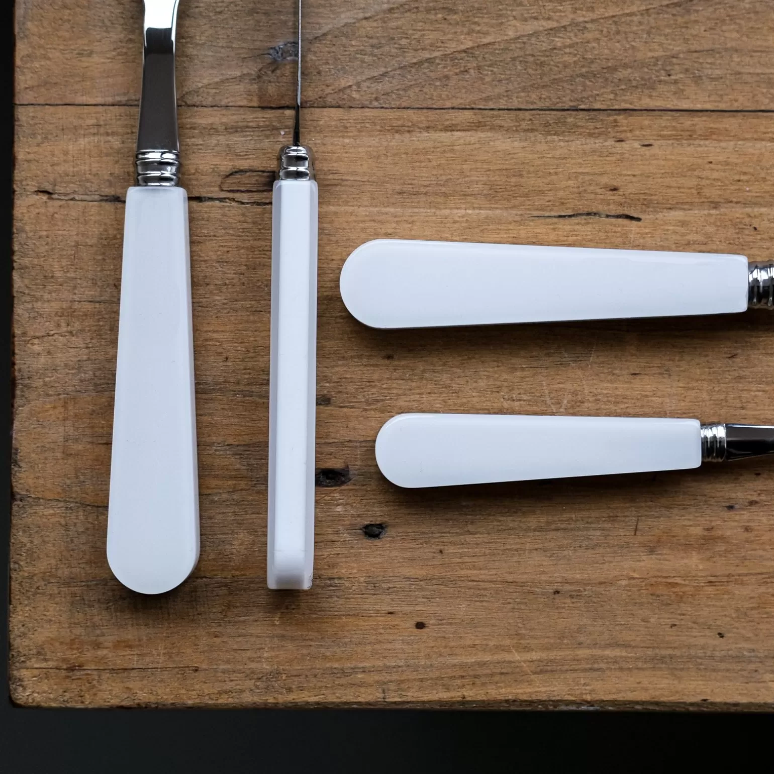 Set Les Essentiels - Ensemble De 4 Couverts De Service<Sabre Paris Duo, Blanc