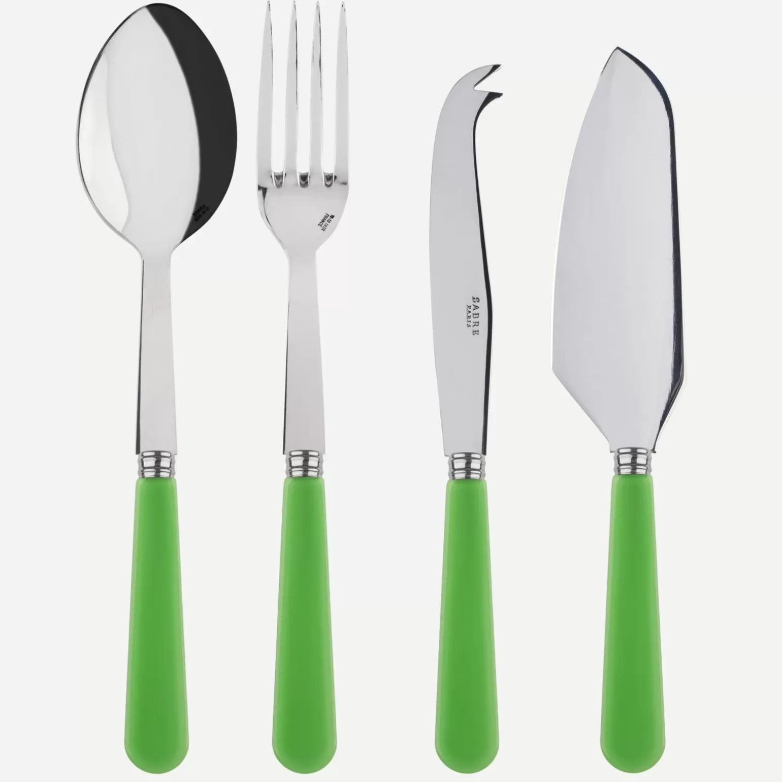 Set Les Essentiels - Ensemble De 4 Couverts De Service<Sabre Paris Duo, Vert jardin