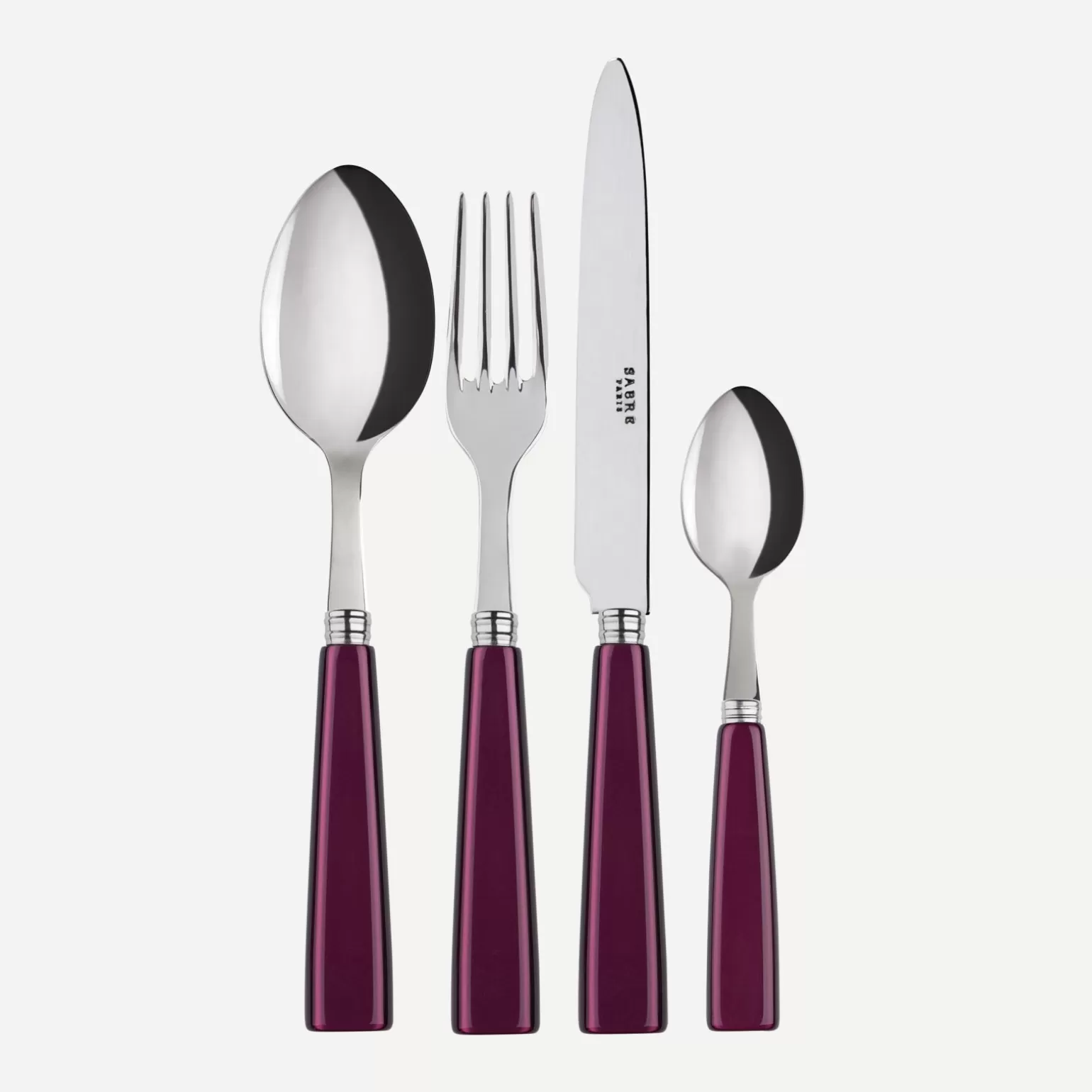 Ménagère De 24 Pièces<Sabre Paris Icône, Aubergine