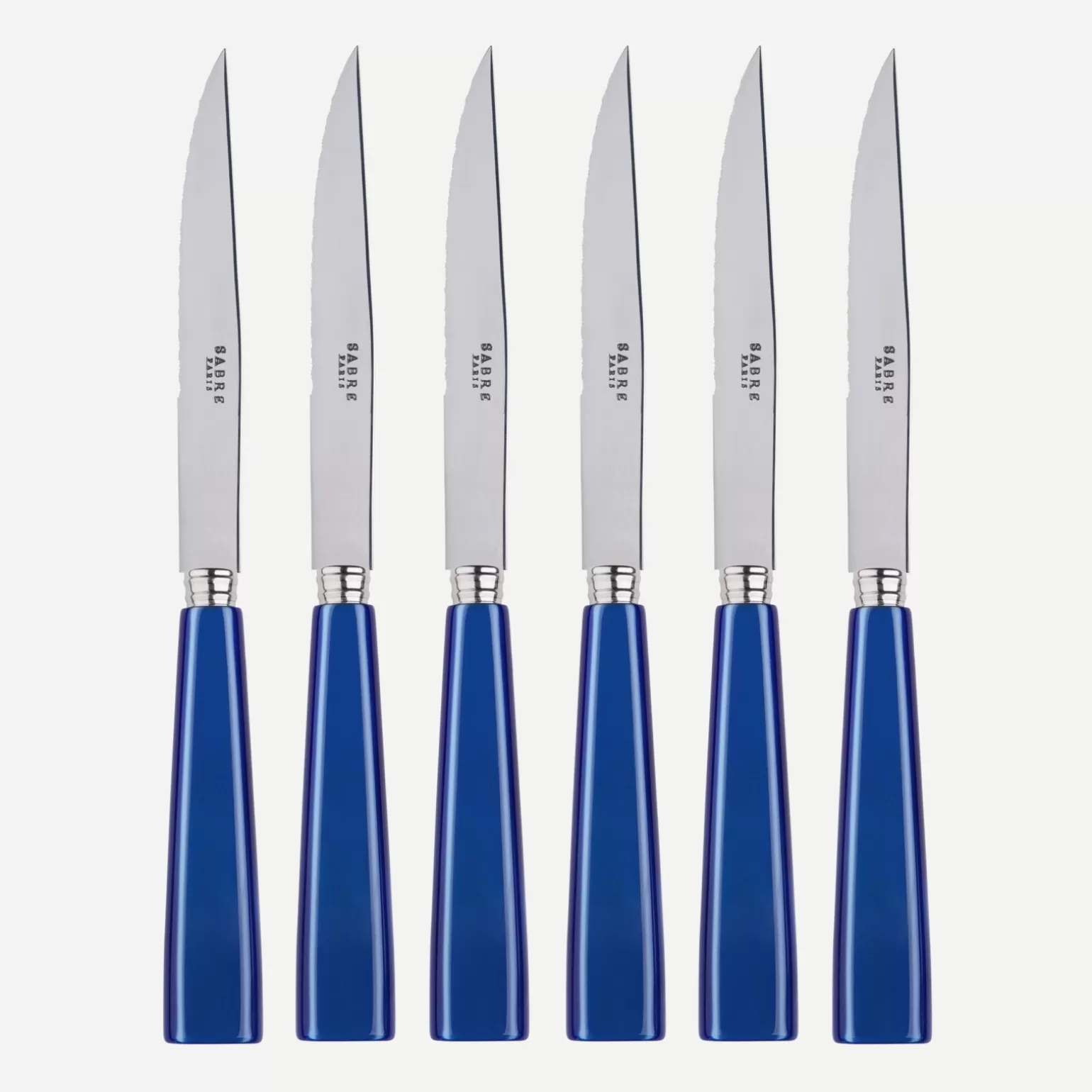 Set De 6 Couteaux À Steak<Sabre Paris Icône, Bleu outremer