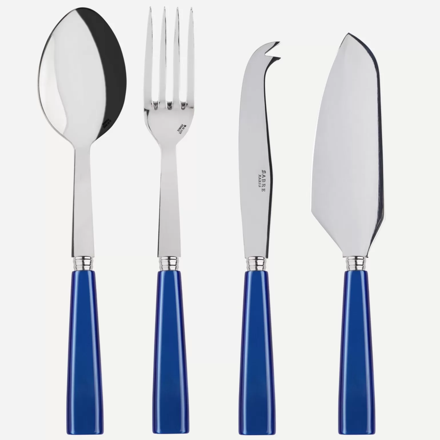 Set Les Essentiels - Ensemble De 4 Couverts De Service<Sabre Paris Icône, Bleu outremer