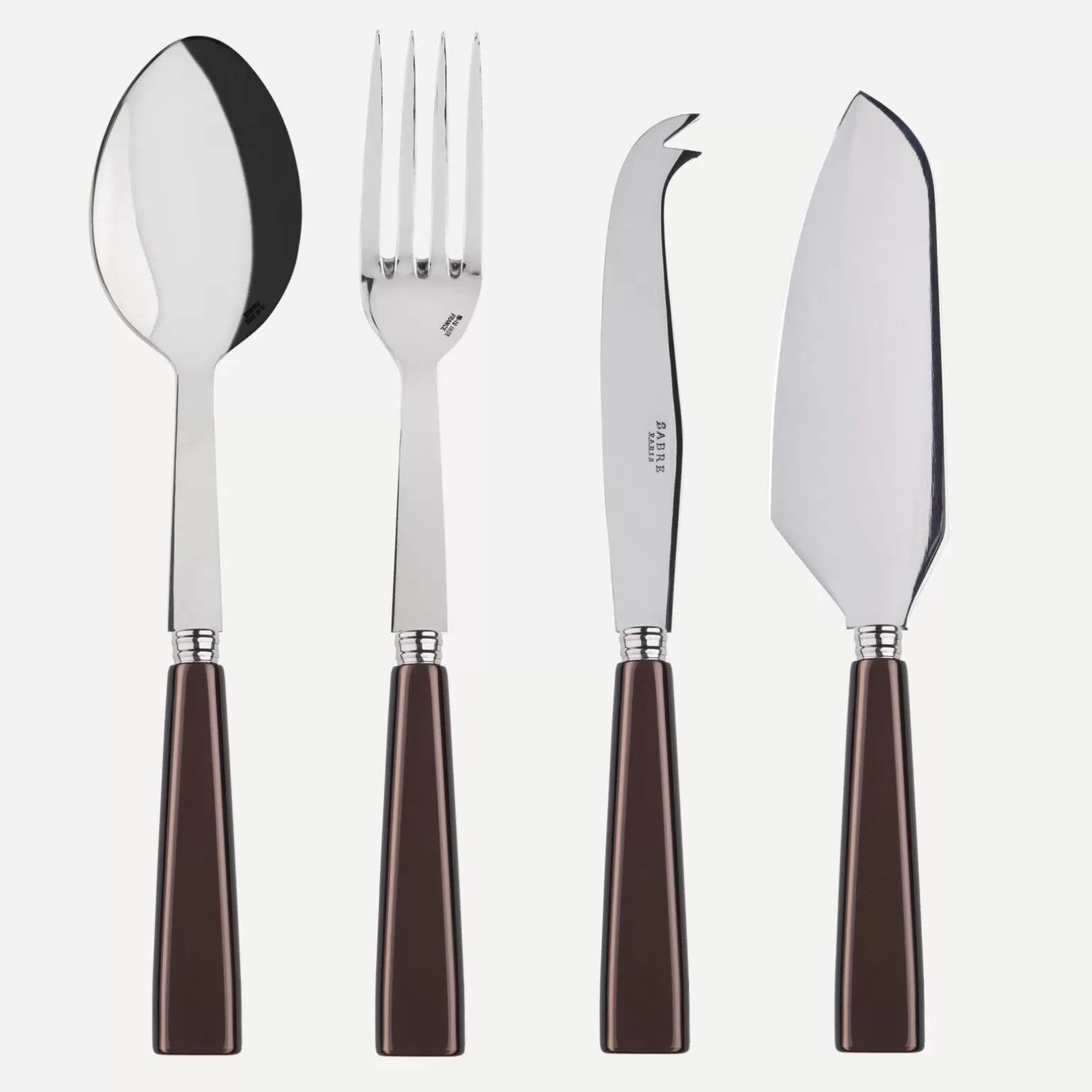 Set Les Essentiels - Ensemble De 4 Couverts De Service<Sabre Paris Icône, Marron